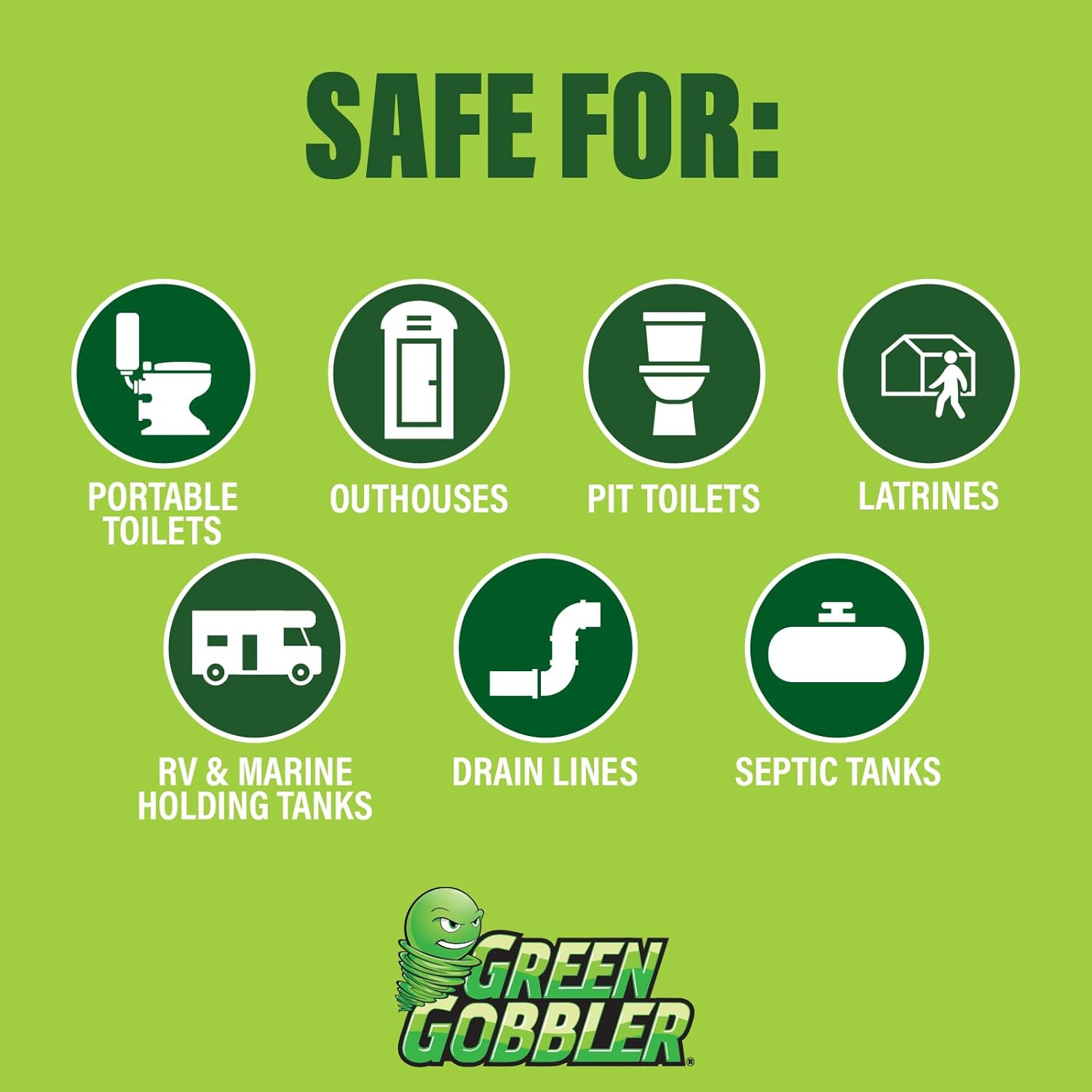 , Portable Toilet Porta Potty Chemical Waste DIGESTANT & DEODORIZER – 1 Gallon/F