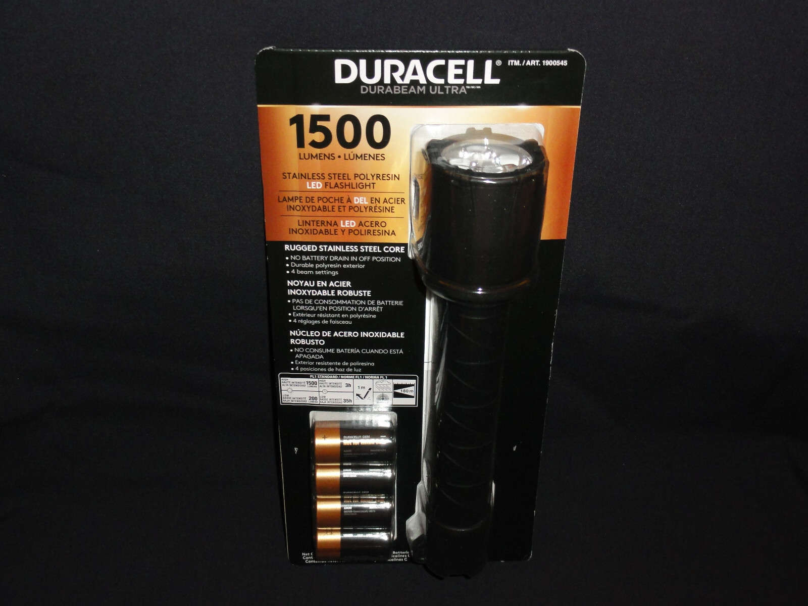 Flashlight – DURABEAM ULTRA, LED Flashlight, 1500 Lumens by Duracell
