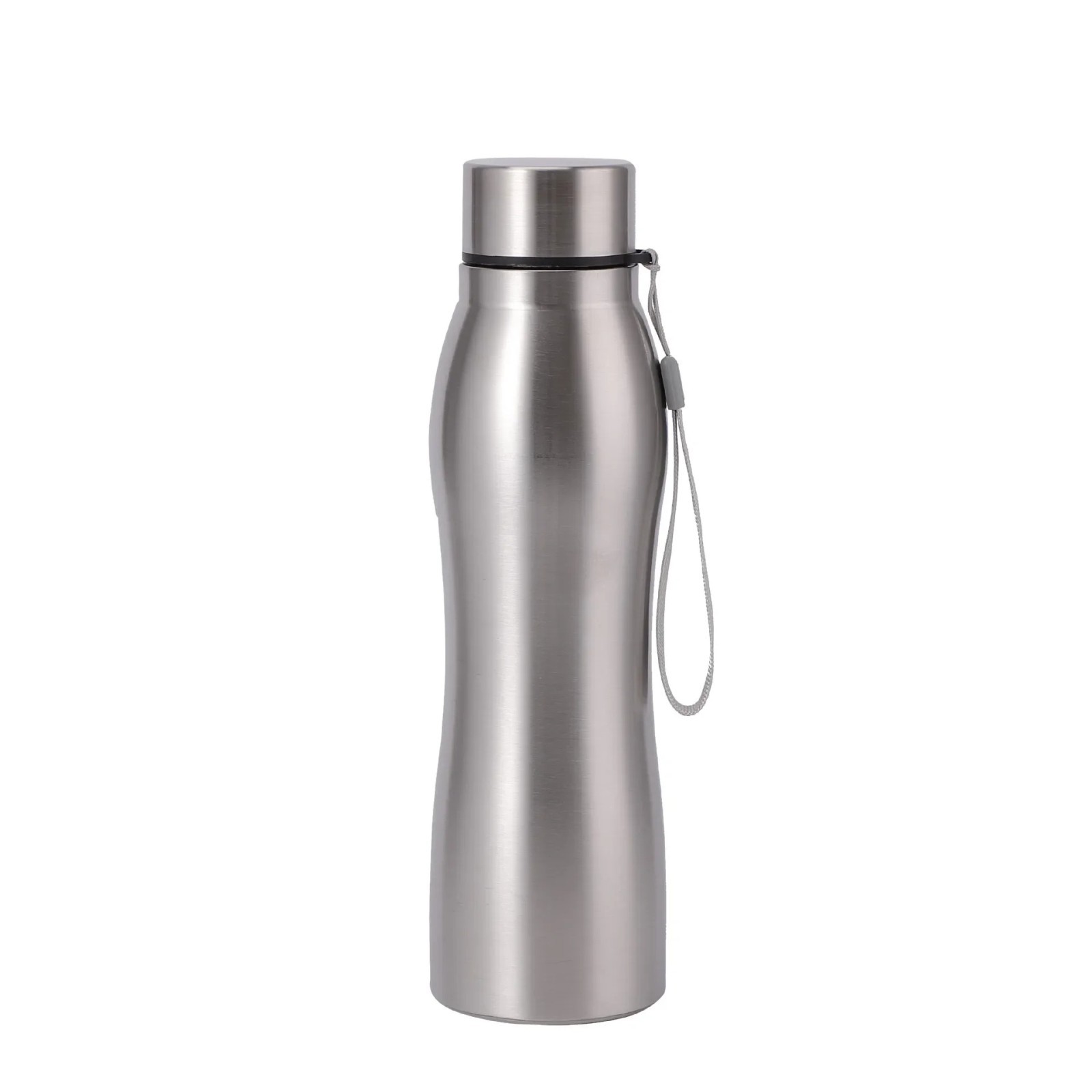 1000ml Stainless Steel Sport Water Bottle Single-Layer Rugged Metal Flask
