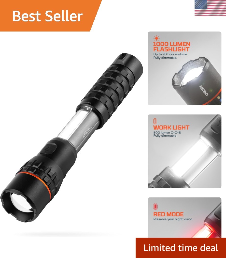 SLYDE KING 1K 3.7V Rechargeable COB LED Flashlight Replacement