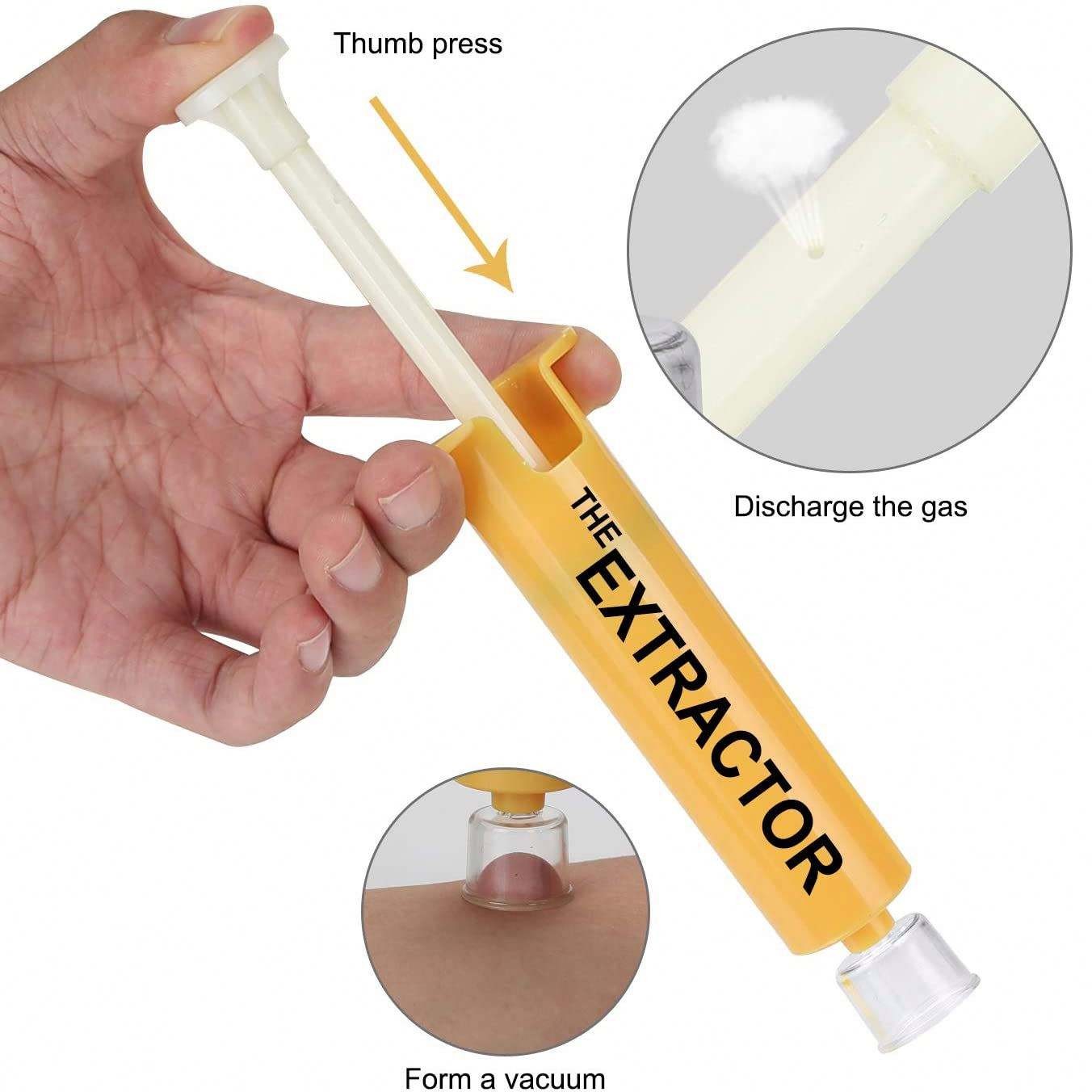 Insect Bee Sting Snake Bite Venom Extractor Suction Kit Tool Pump First Aid USA