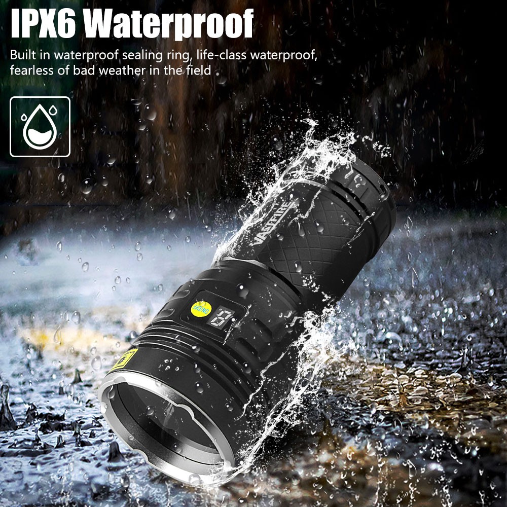 160W 365nm UV LED Flashlight Light Ultraviolet BlackLight Torch USB Charging USA