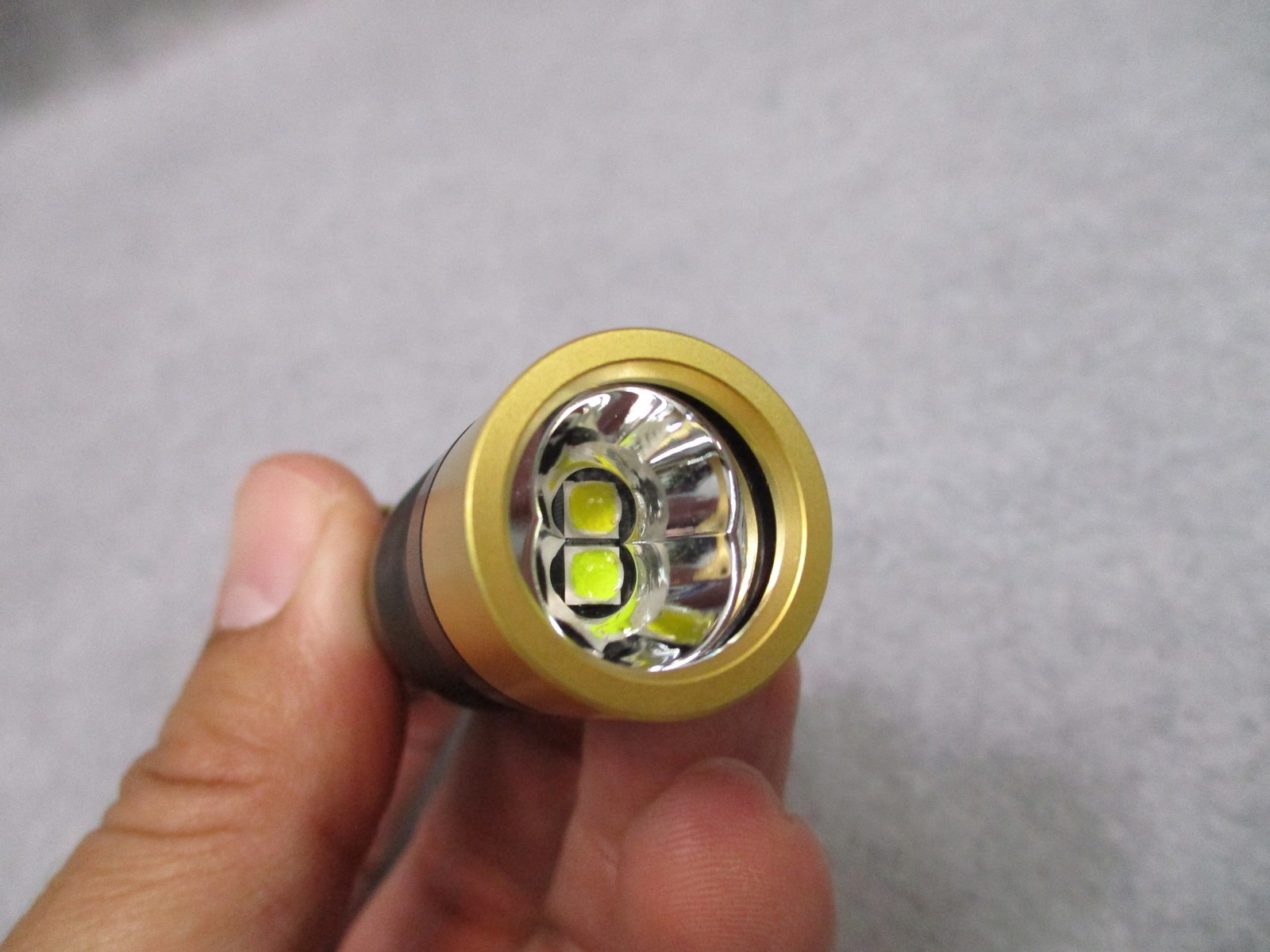 MecArmy PS14 Titanium EDC Flashlight Black Gold 1200 Lumens Rechargeable EDC