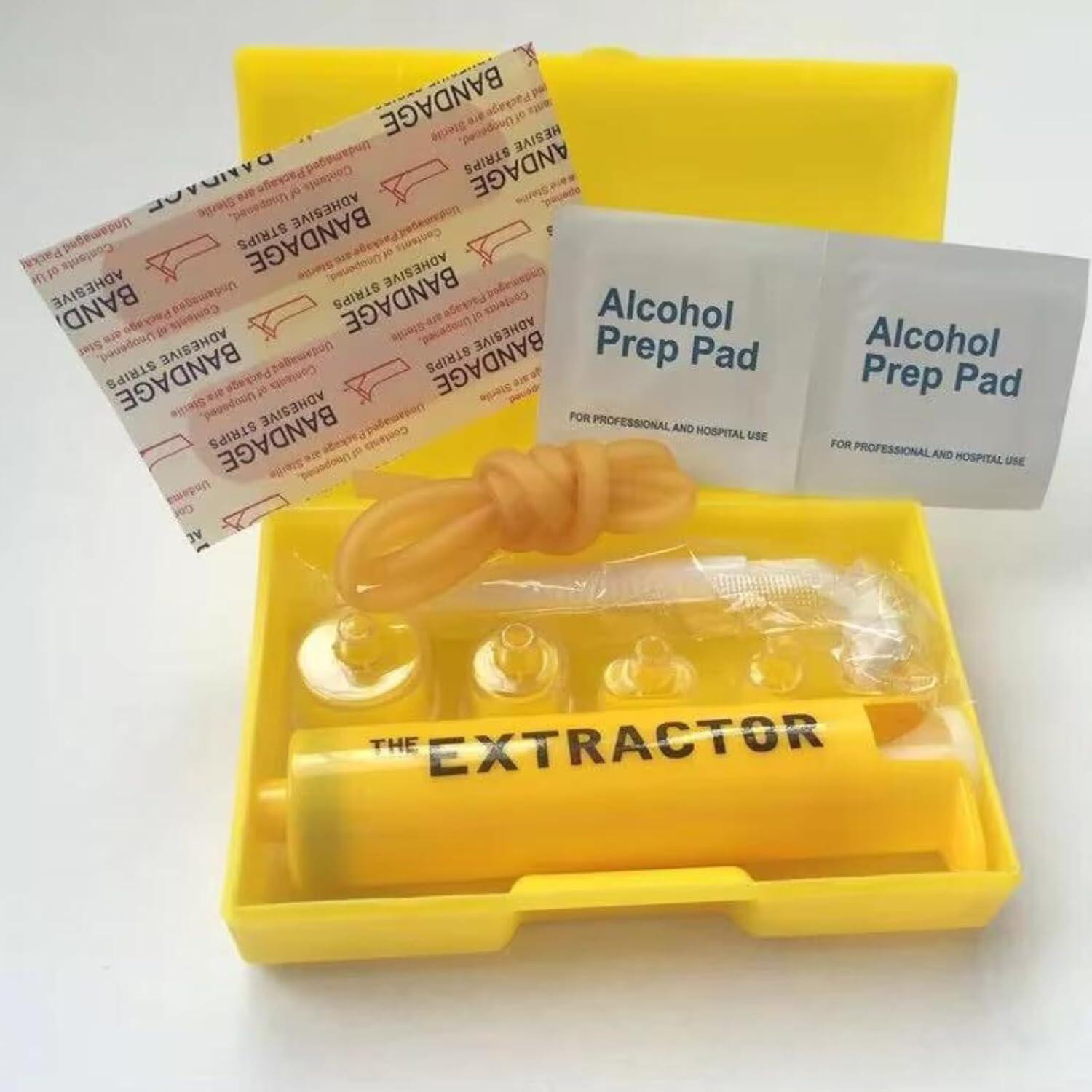 Snake Bite Kit Venom Extractor Pump Bee Sting Emergency First Aid Suction Tools