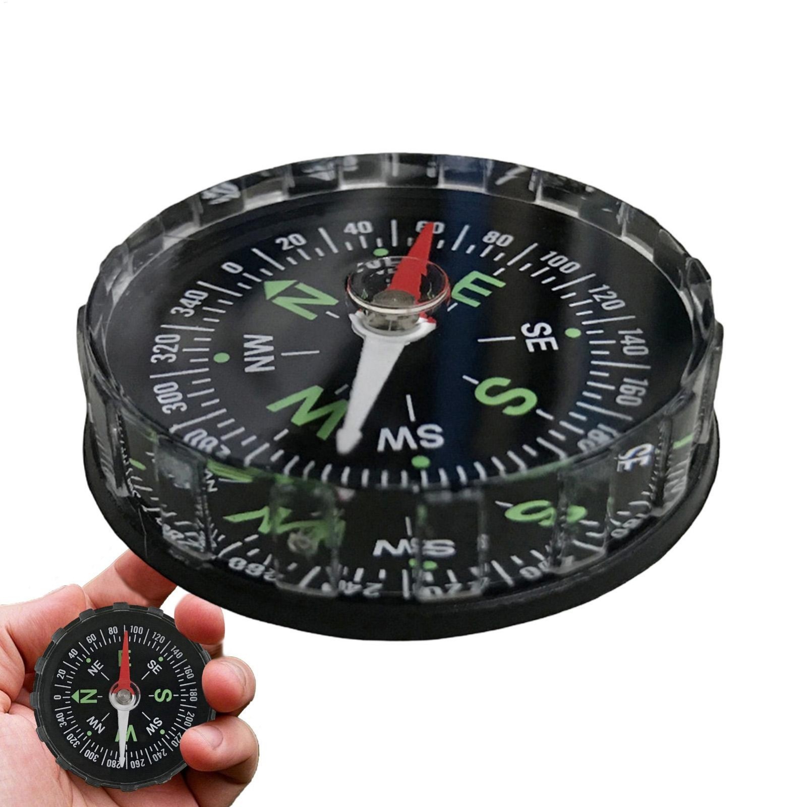 1x Compass Portable Pocket Outdoor Camping Hiking Guider Survival Navigation