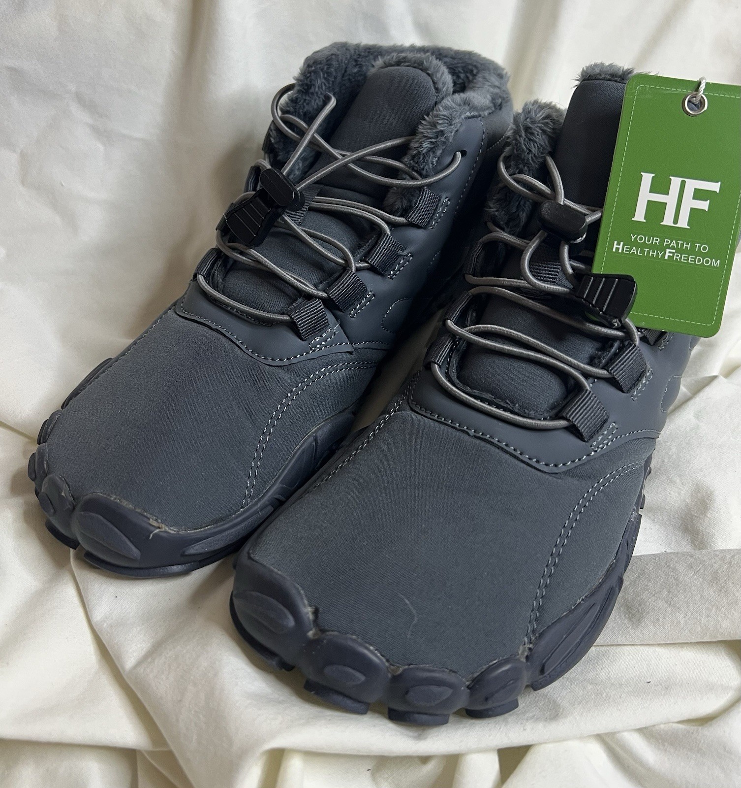 HIKE Footwear Men’s Gray Hiking Boots US Size 5 EU Size 37 Made in China