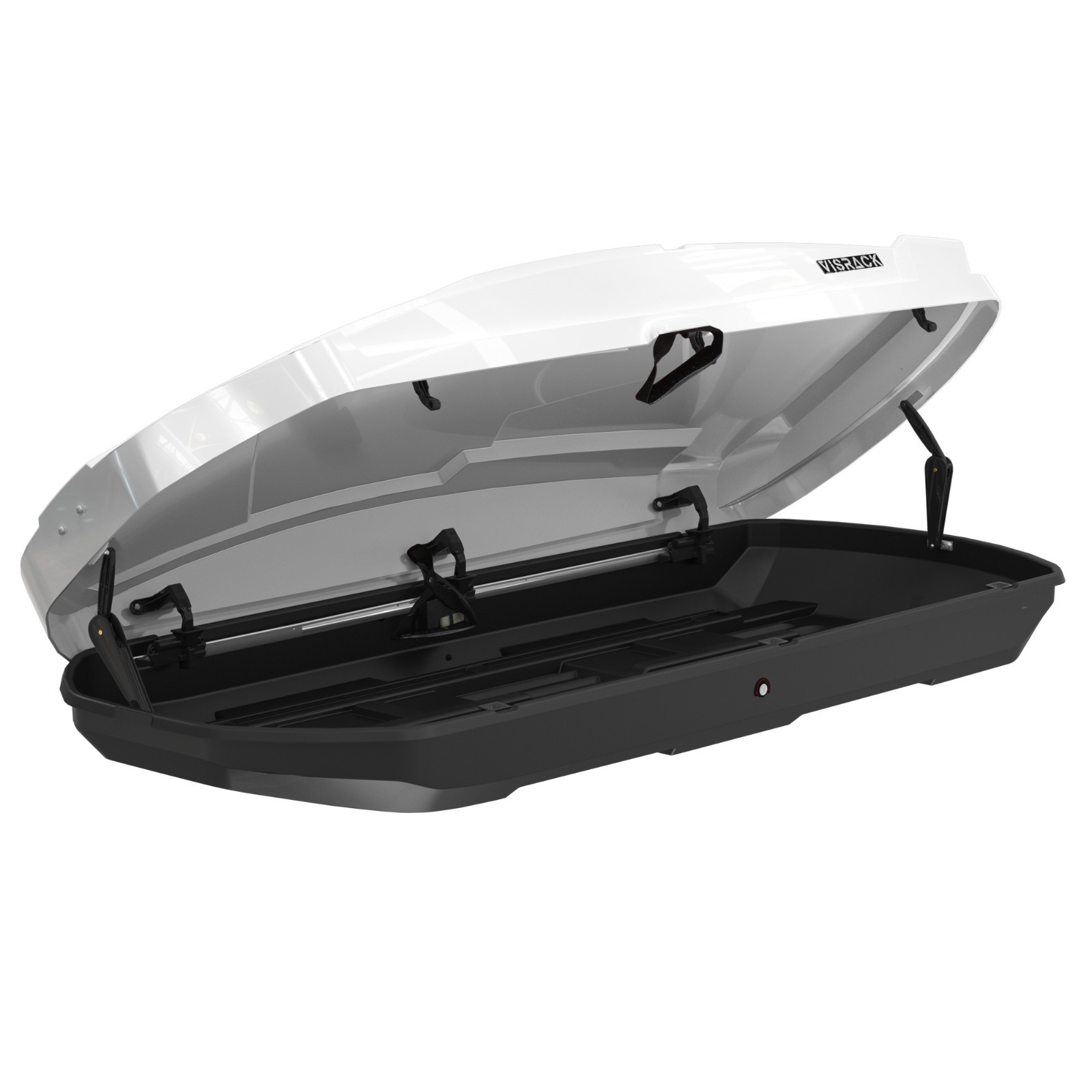 26 ft³ Heavy Duty ABS Vehicle Roof Top Storage Box Cargo Luggage Carrier 2 Locks