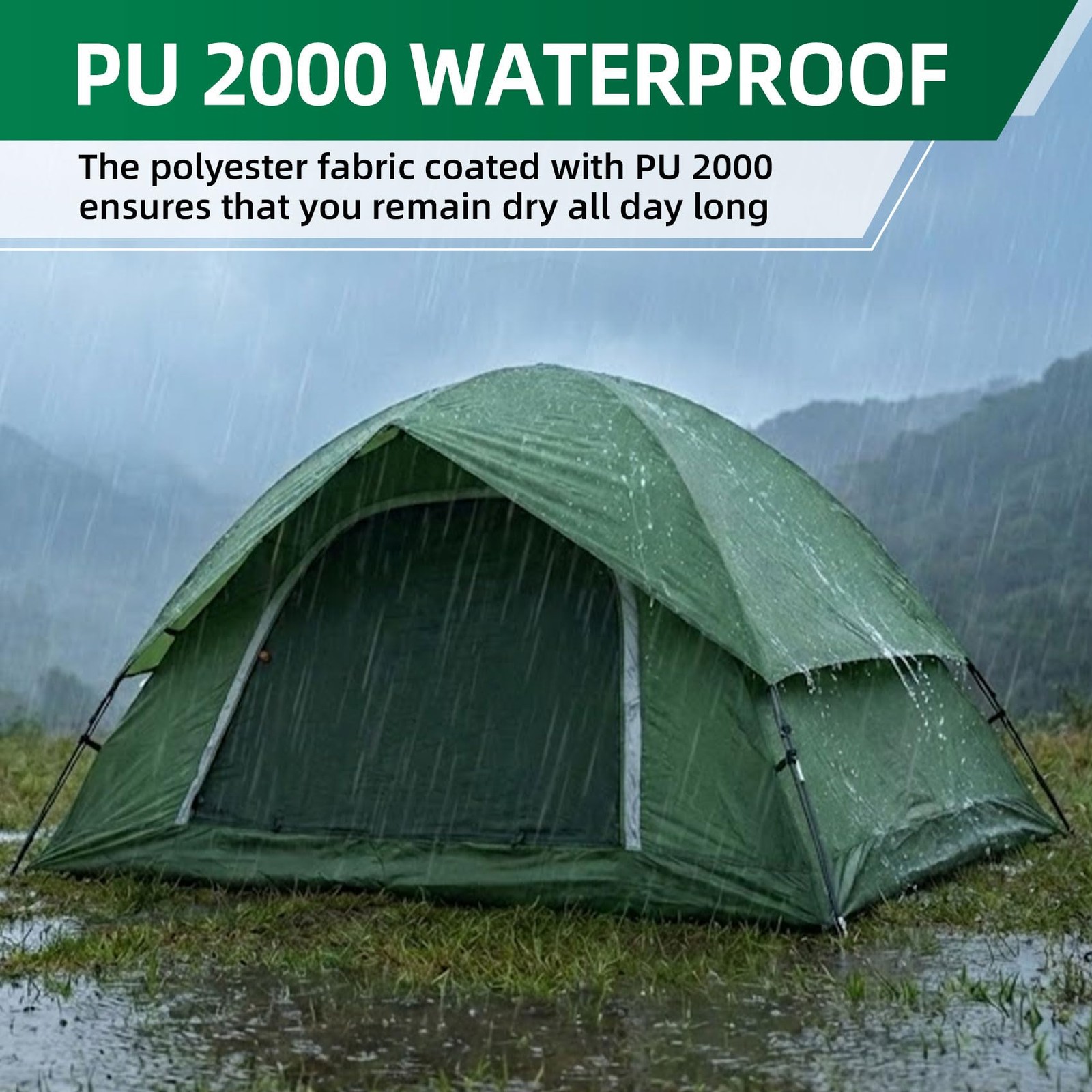 Camping Tent For 2 Person 4 Person 6 Person – Waterproof Two Person Tents For