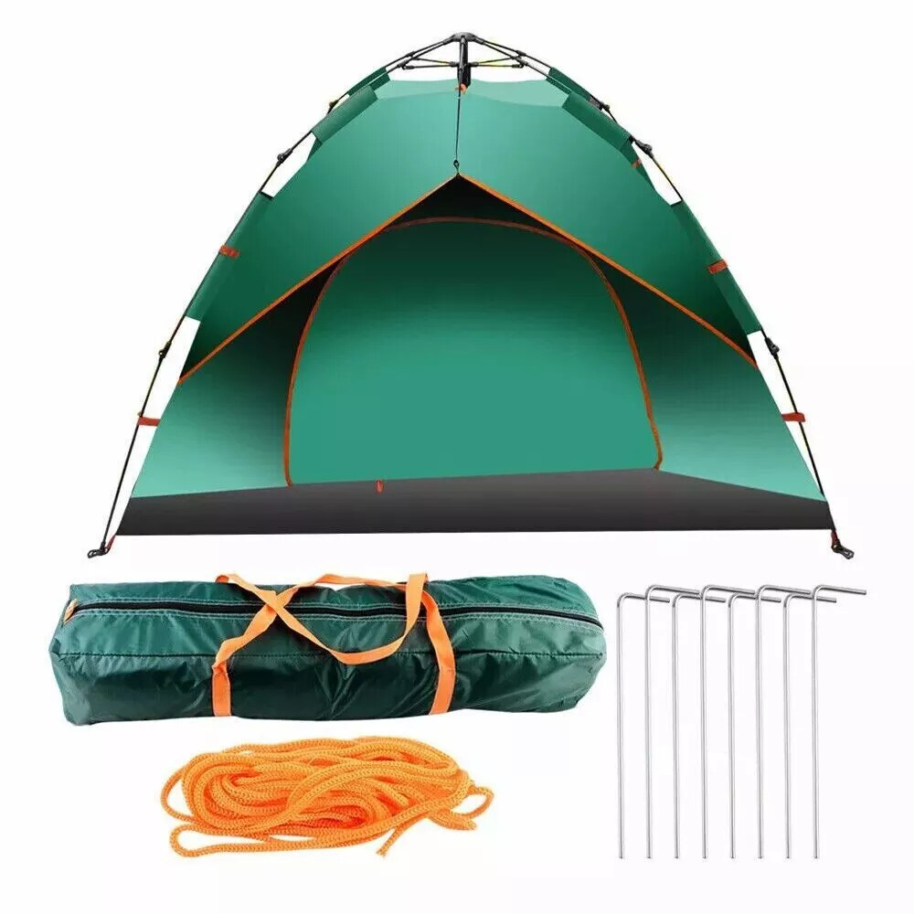 3-4 Person Pop Up Tents Waterproof Windproof Instant Tent for Camping Hiking