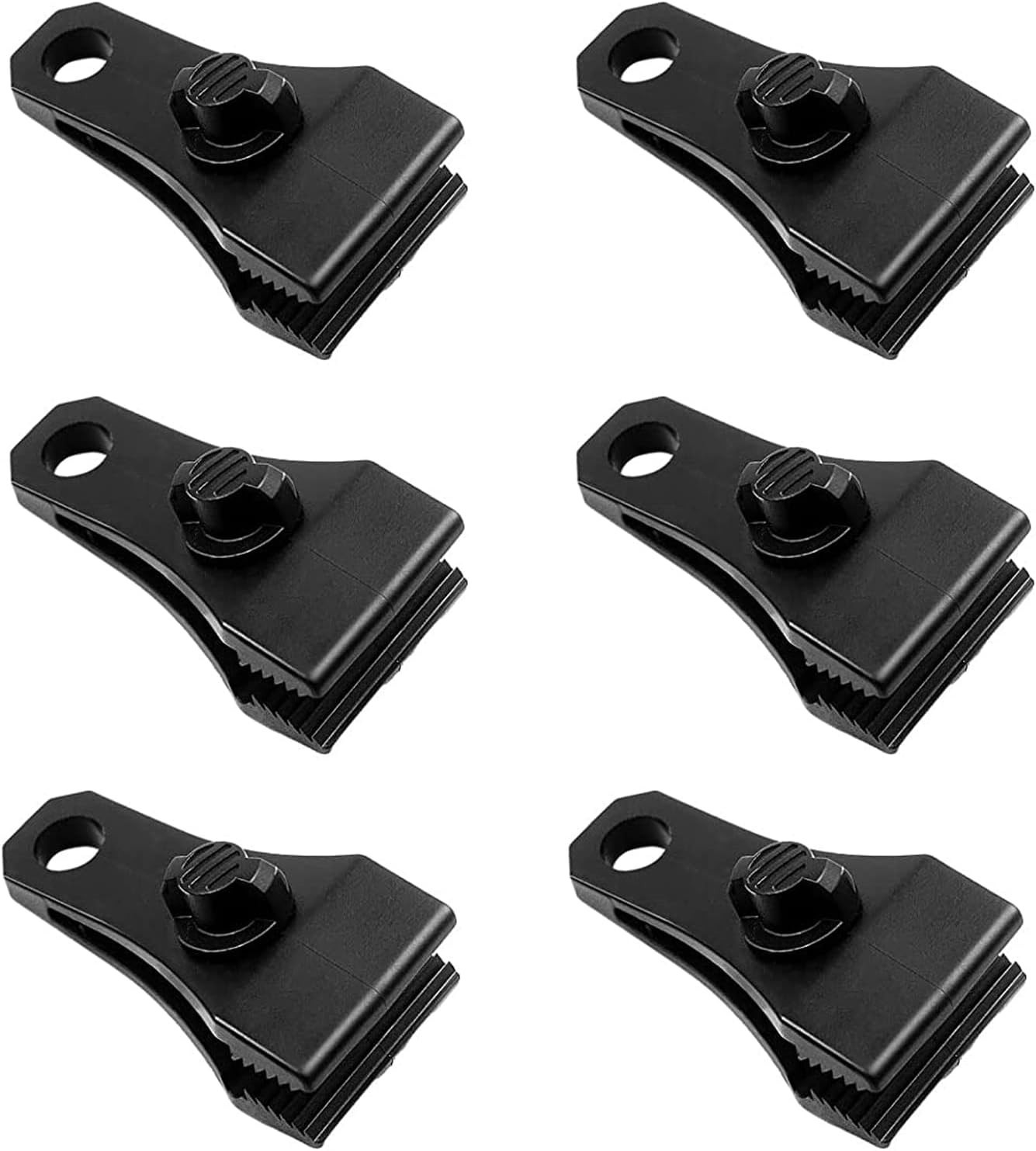Upgrade Large Tarp Clips Heavy Duty Lock Grip, 6 PCs Heavy Duty Tarp Clip Clamps