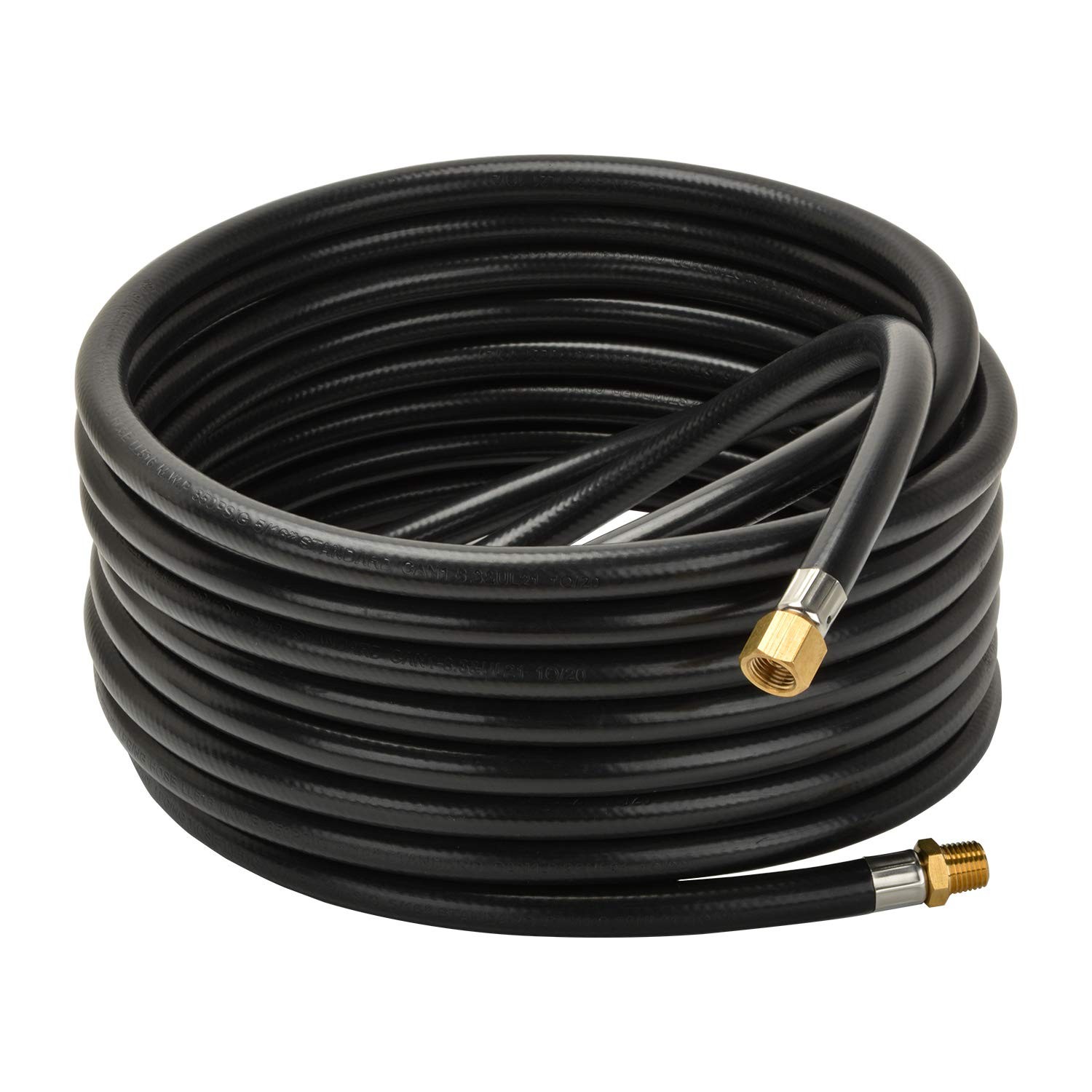 only fire 25 Ft Extension/Appliance Hose for Propane Gas, 25Ft long, Black