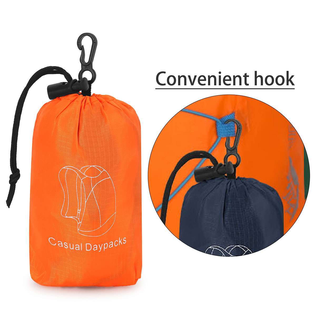Lightweight Foldable Backpack Waterproof Outdoor Hiking Camping Travel