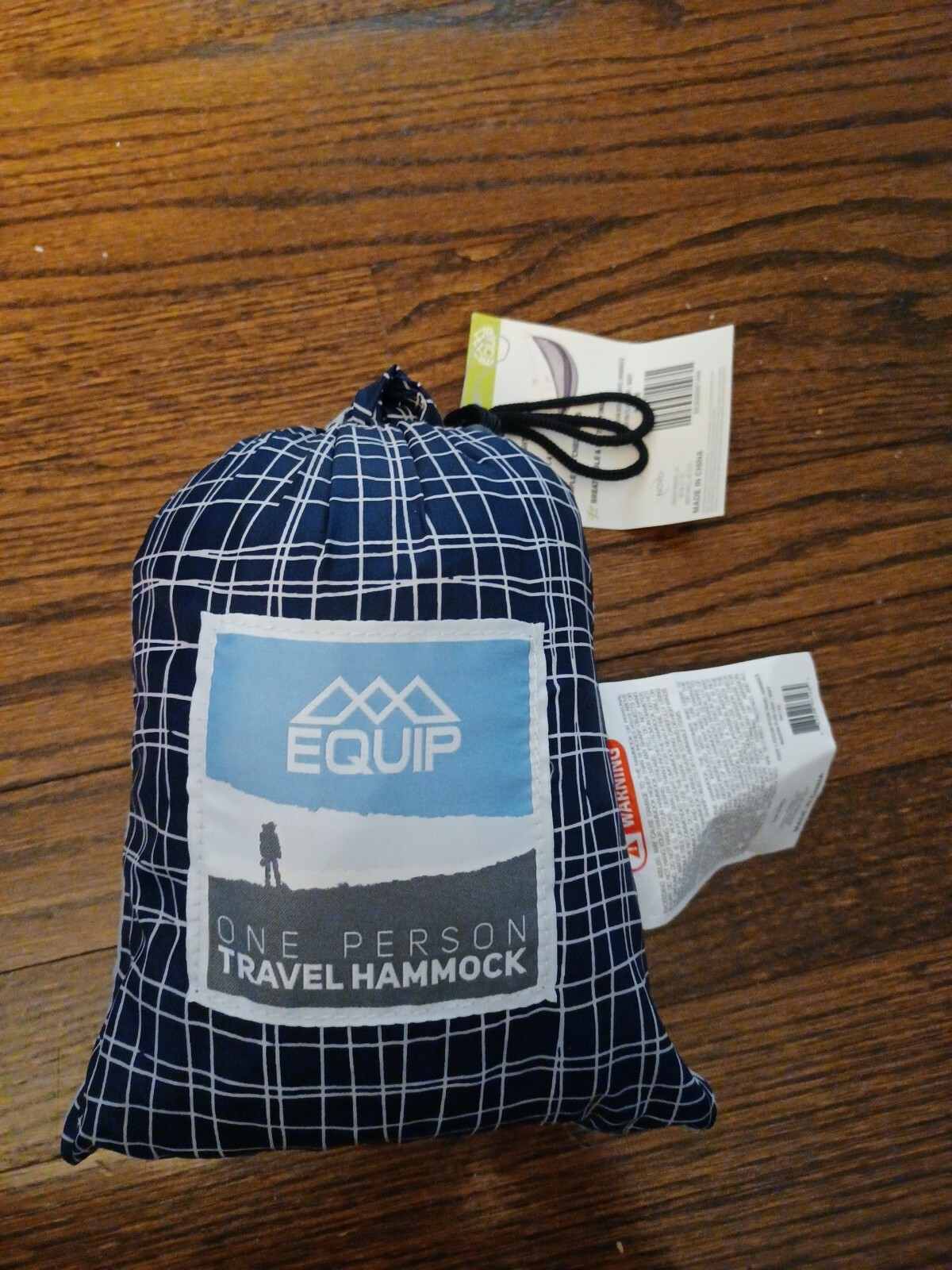 Equip One Person Travel 1.36 lb Hammock 400 lb Boom Shock a Lager Kit Nylon