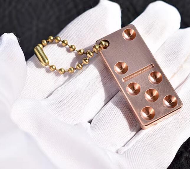 Brass/Copper Small Pendant EDC Portable Creative Chain Pendant Ornamen Adult Toy