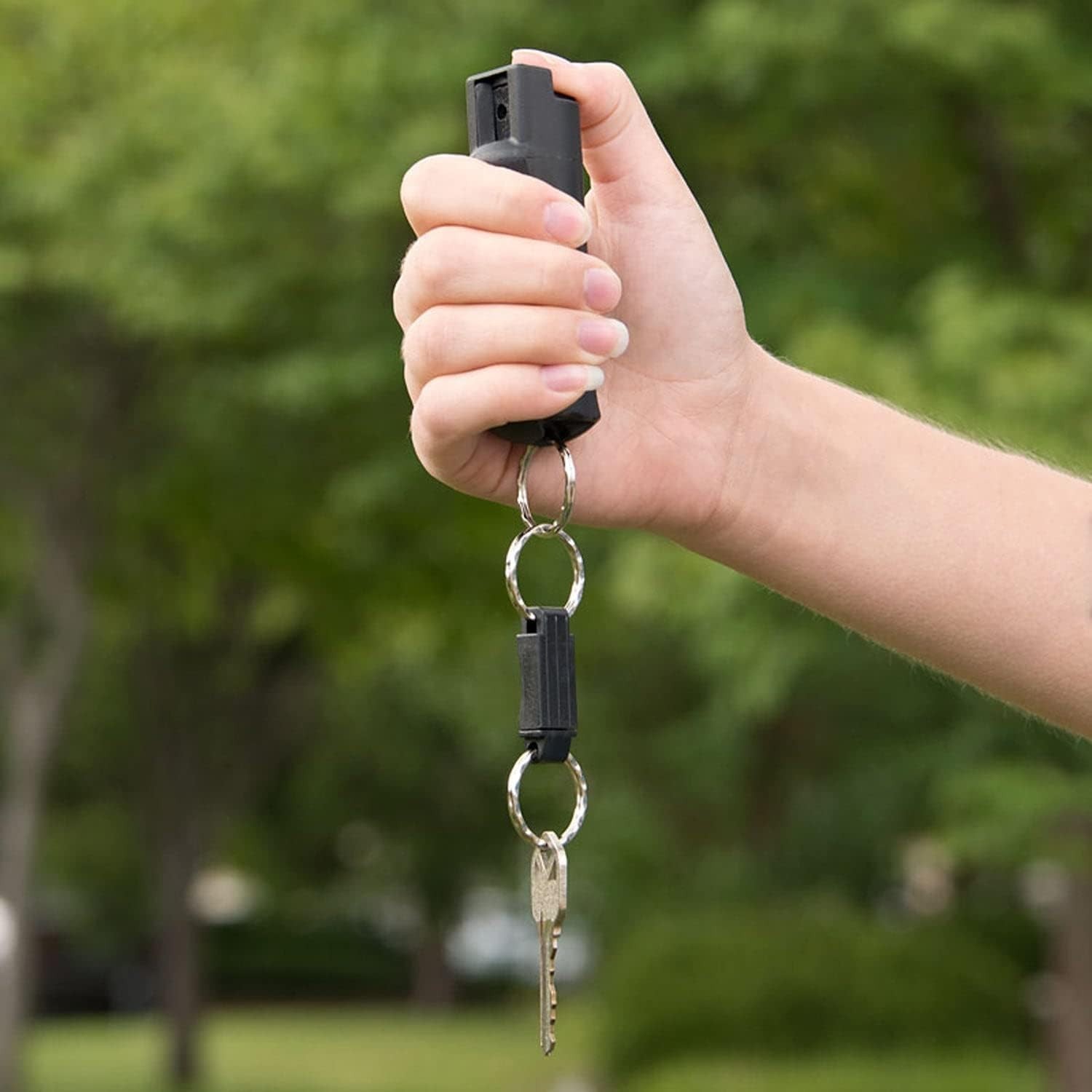 Sabre Red Pepper Spray Keychain .54oz Quick Release Black UV Dye HC-14-BK-US-02