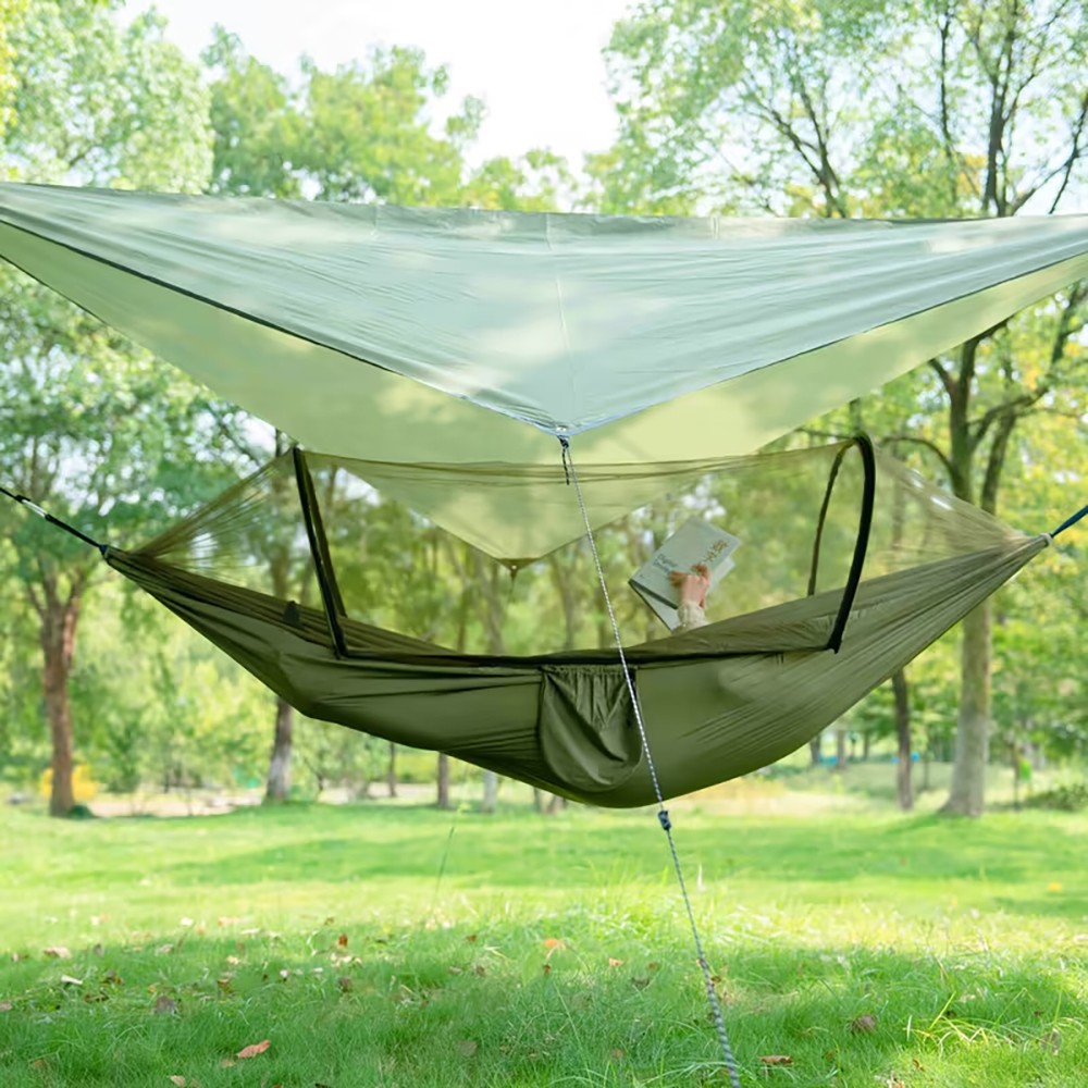 Camping Hammock With Mosquito Net / Under Quilt Blanket/ Rainfly Cover Tarp Fall