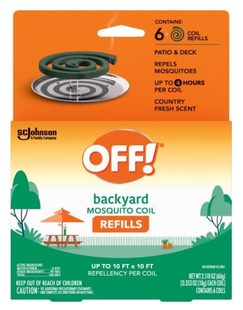 OFF! Backyard Mosquito Repellent Coil Refills, Perfect for Outdoor Patios…