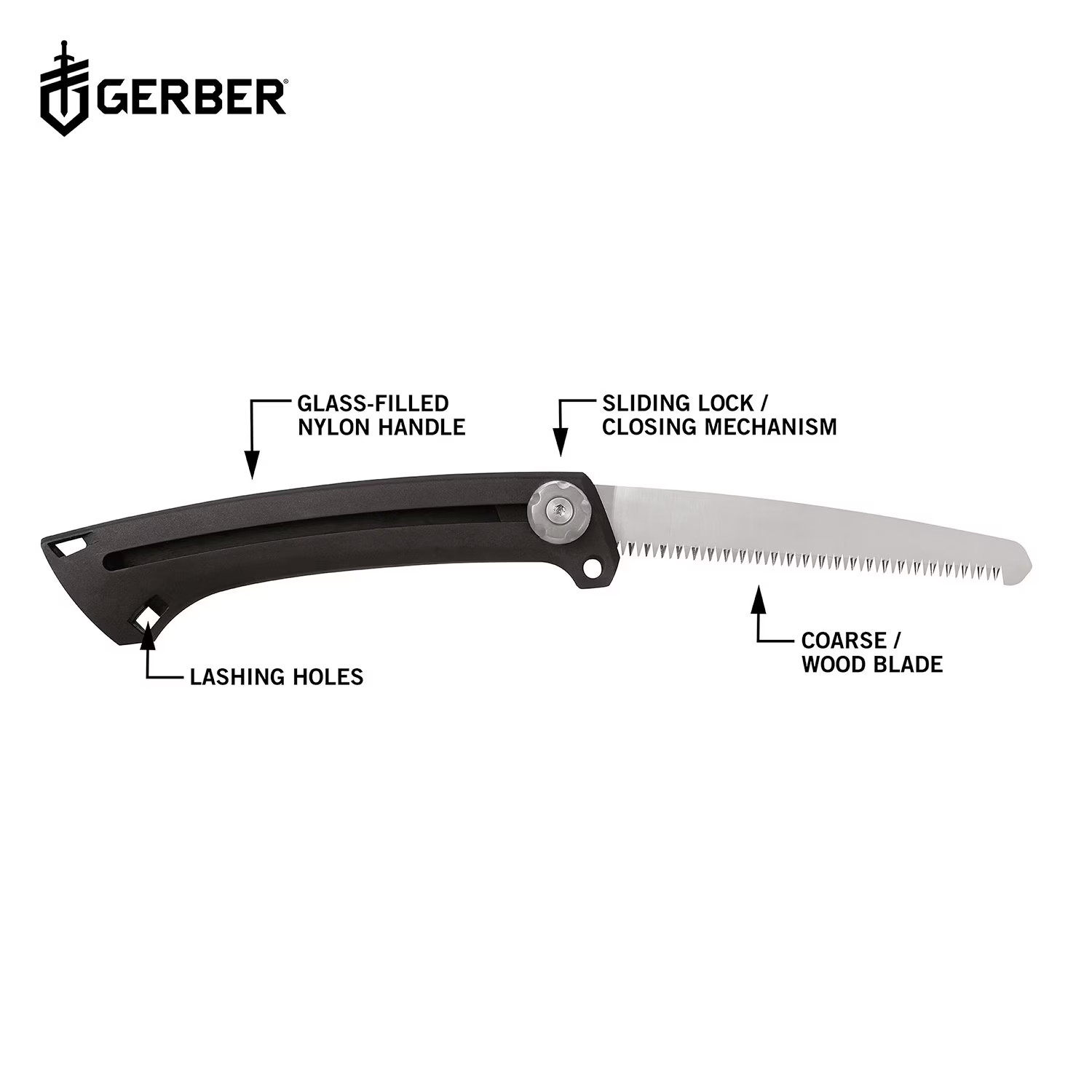 Gerber 3-in-1 Hatchet Knife & Saw Kit Camping Tool With Sheath New Free Shipping
