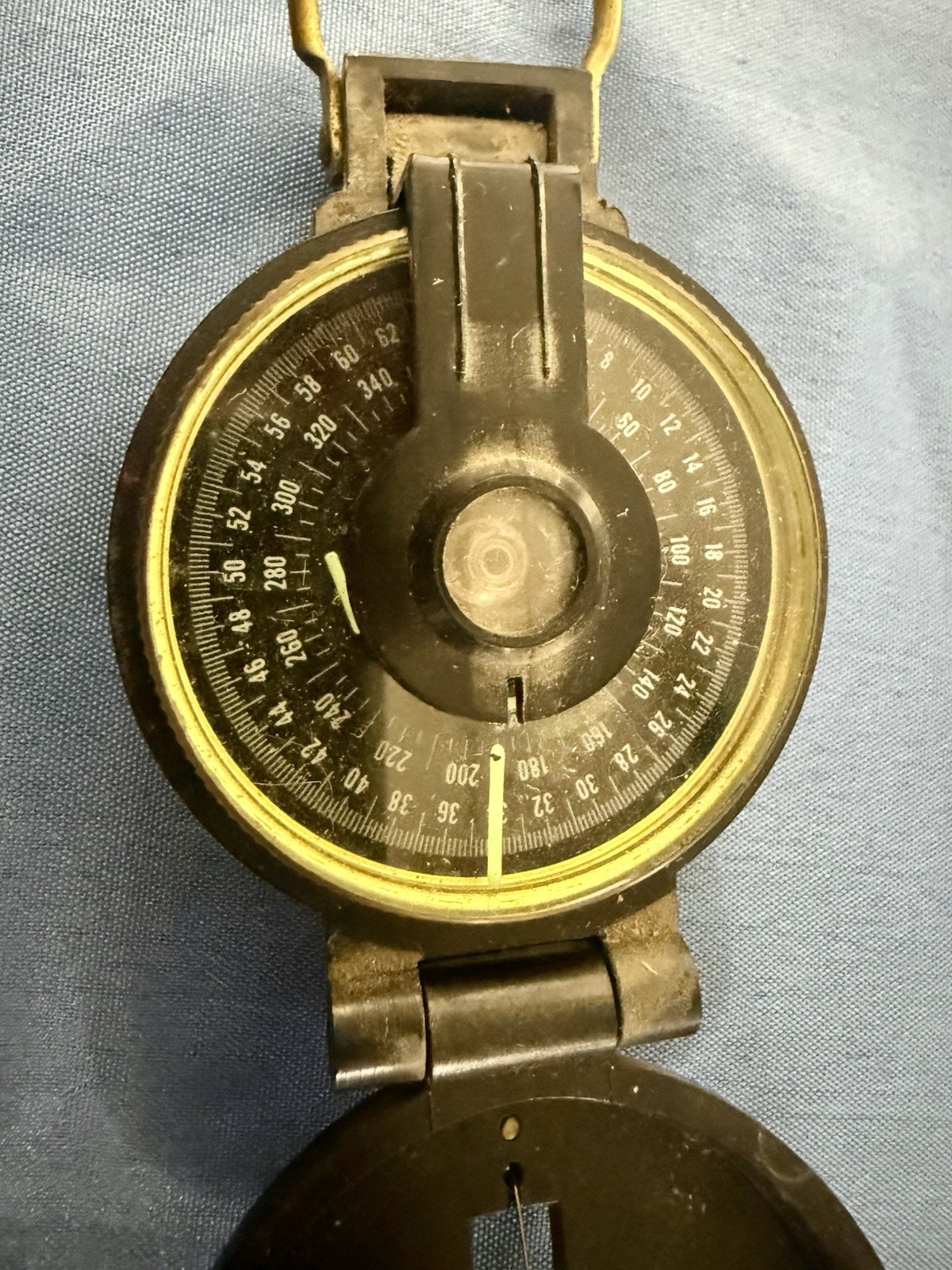 Lensatic Engineer Compass Vintage Early 1960s Navigation Tool- Storage Find