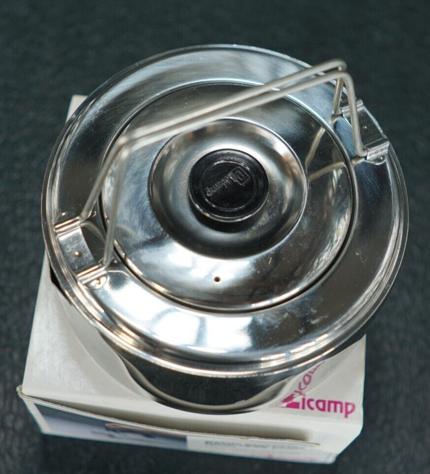 Olicamp Teapot Tea Coffee Kettle Camping Hiking Survival NOS Korea Made 32oz