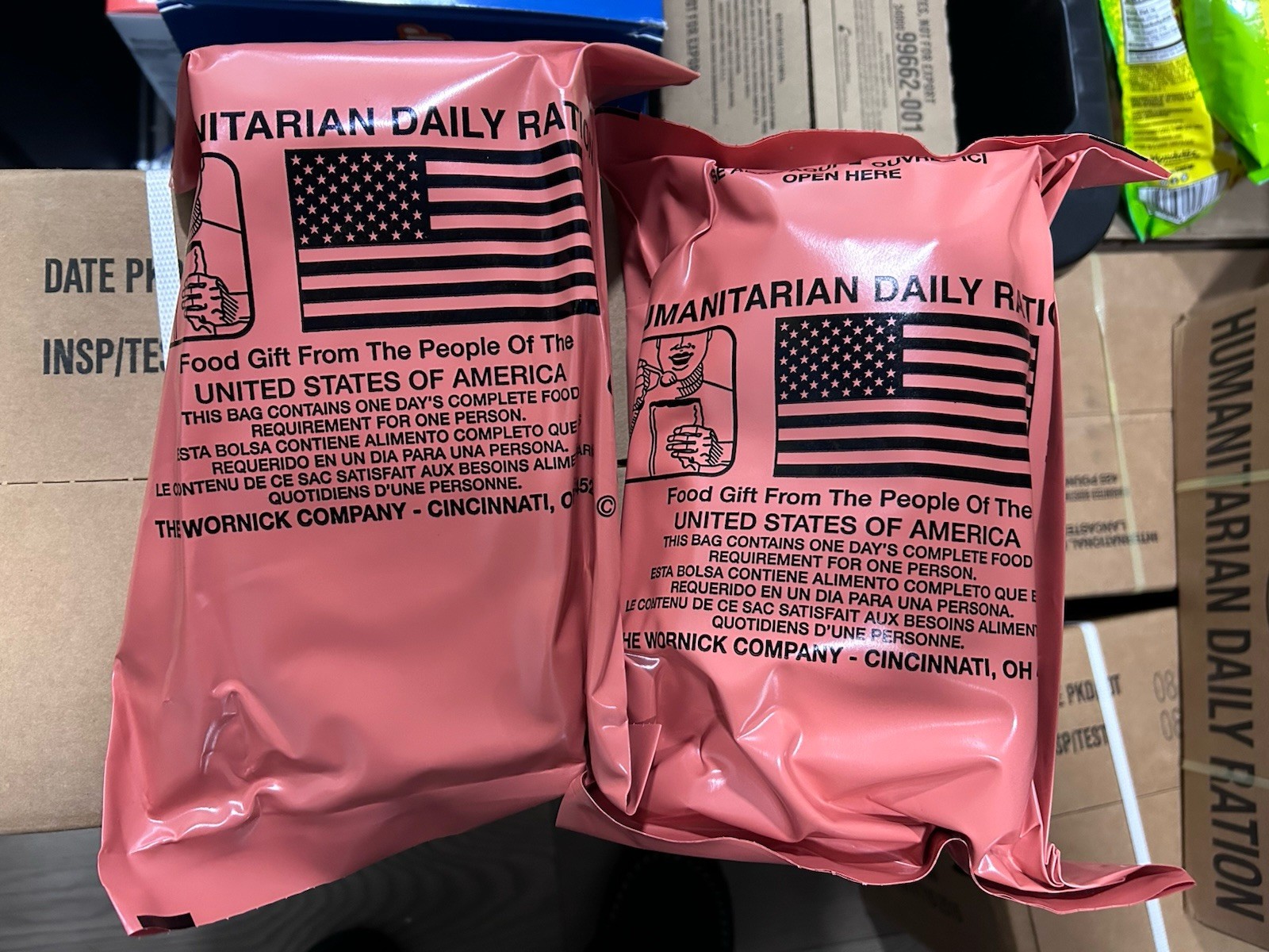 MRE, HDR U.S. Meals. Individual Packs.