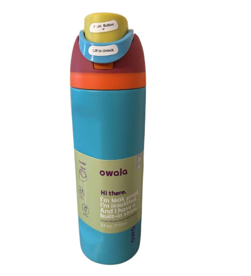 Owala 24 oz Insulated Water Bottle | Leakproof Flip Straw | 10 Colors
