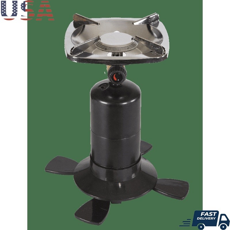 Single Burner Propane Stove 10000 BTU Portable Camp Stove Outdoor Cooking Gear