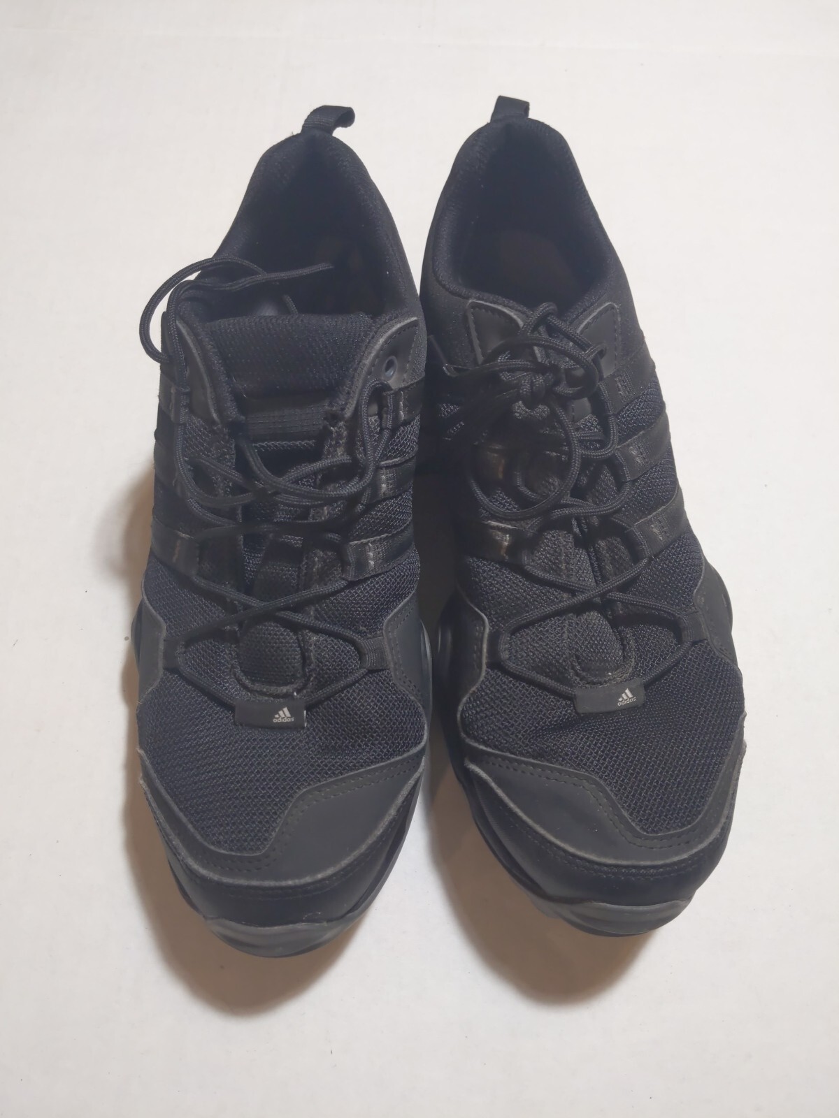 Adidas Men’s 10 CM7725 Outdoor Terrex AX2R Black Lace-Up Hiking Sneaker Shoes