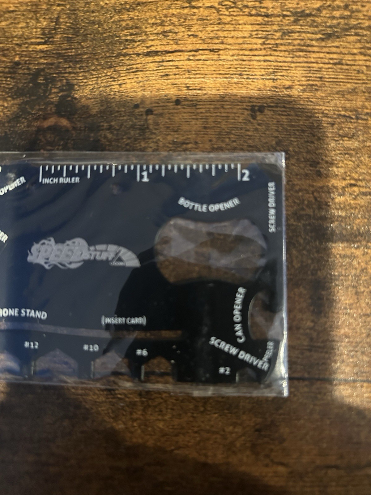 18 in 1 Wallet Multitool – Best Credit Card-Sized Tool for Emergencies – Black
