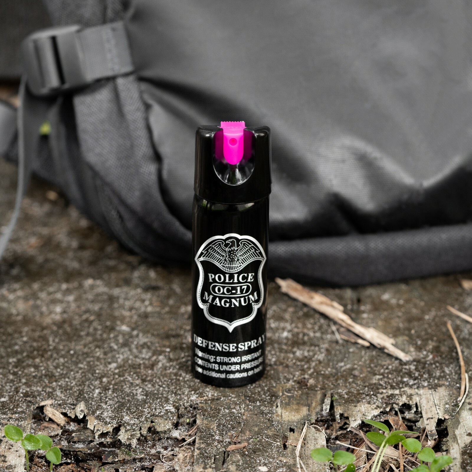 POLICE MAGNUM 2 Pack 3oz Hot Pink Safety Lock OC Pepper Spray For Self Defense