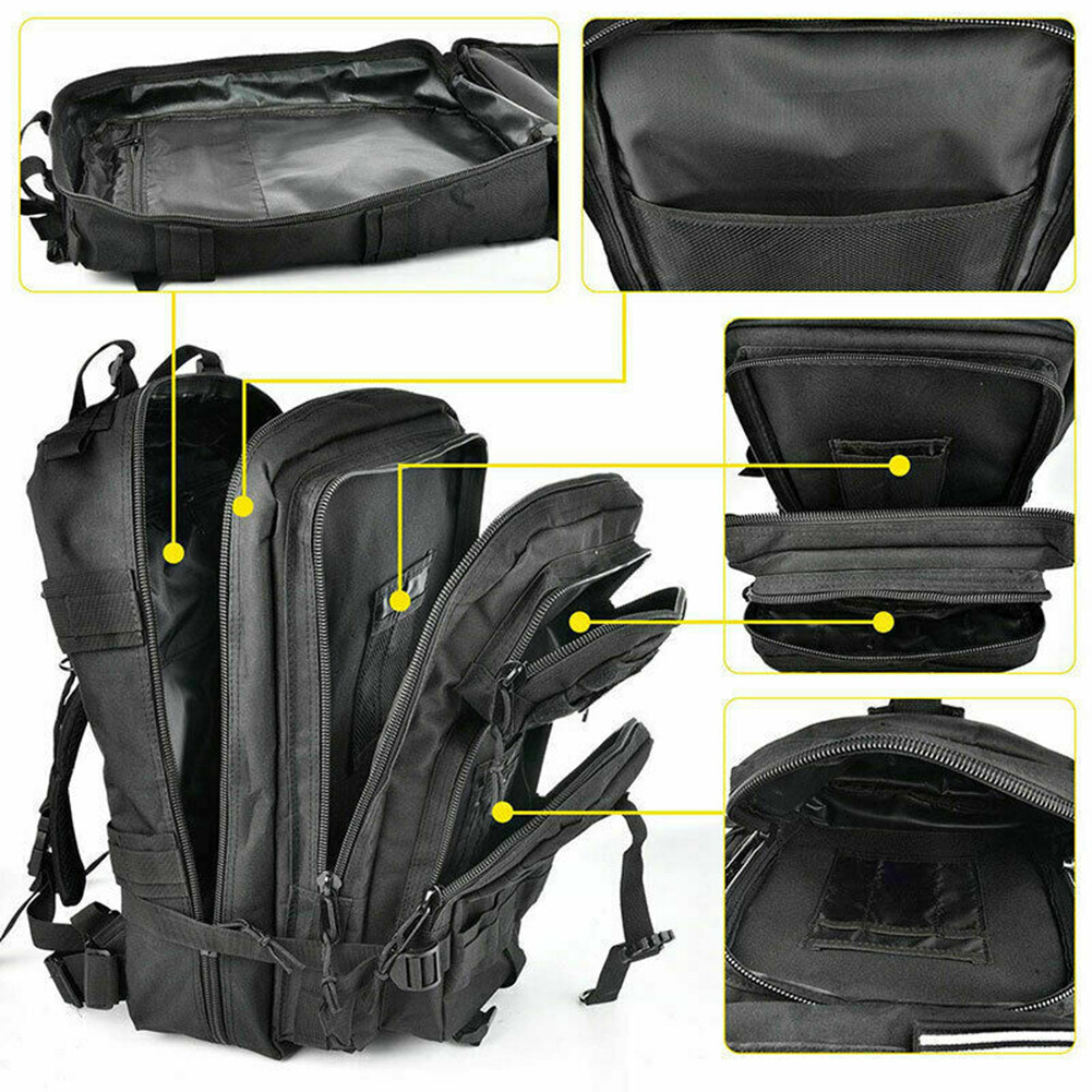 Military Tactical Backpack Large Army 3 Day Assault Pack Men Bugout Bag Rucksack
