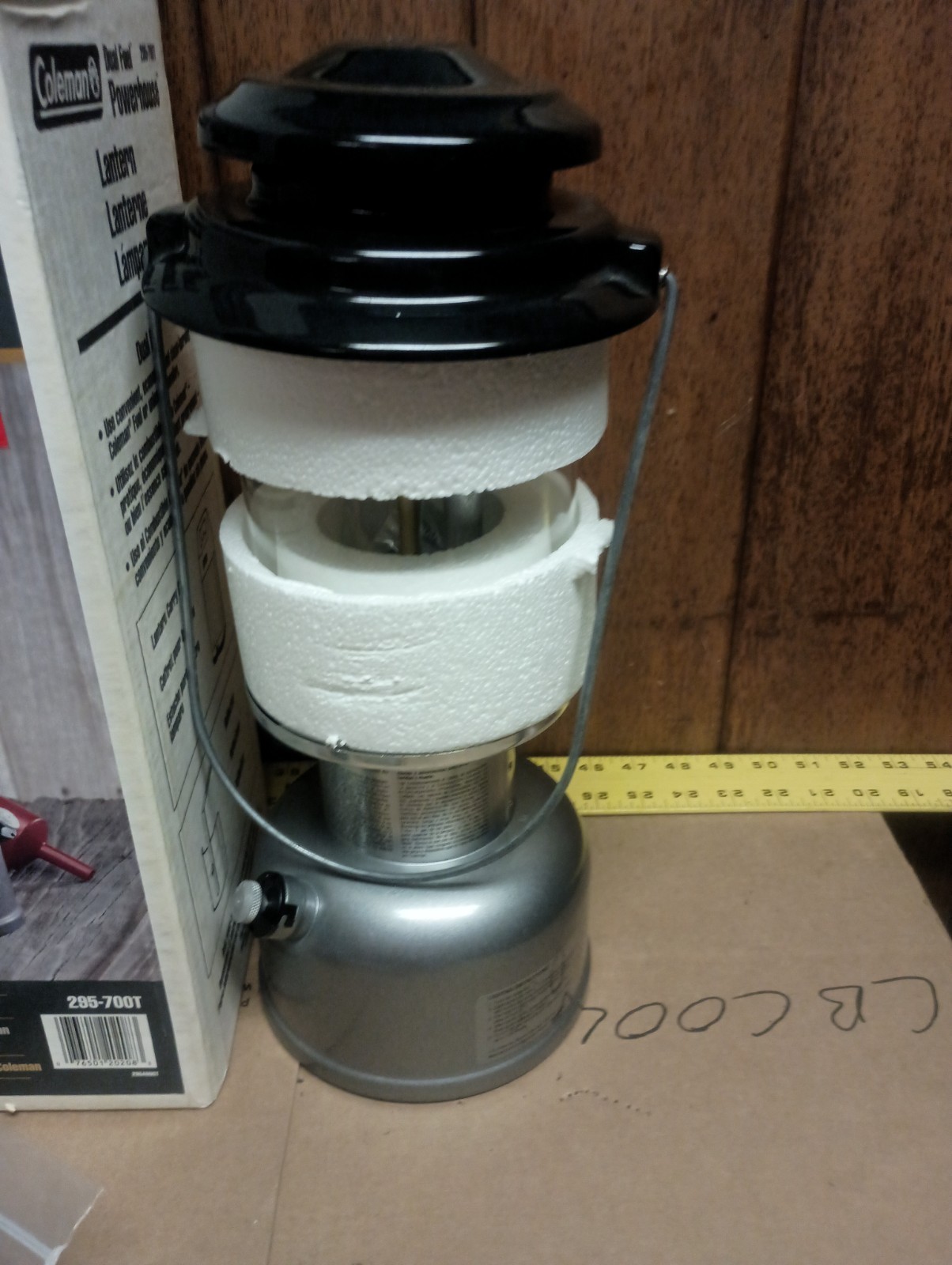 Vintage New Box Unfired Coleman 295-700T Powerhouse Dual Fuel Lantern Sealed Box