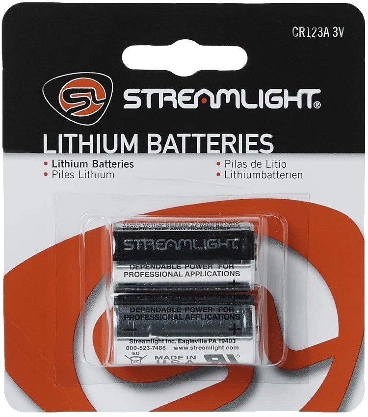 CR123A Lithium Batteries (2) Pack