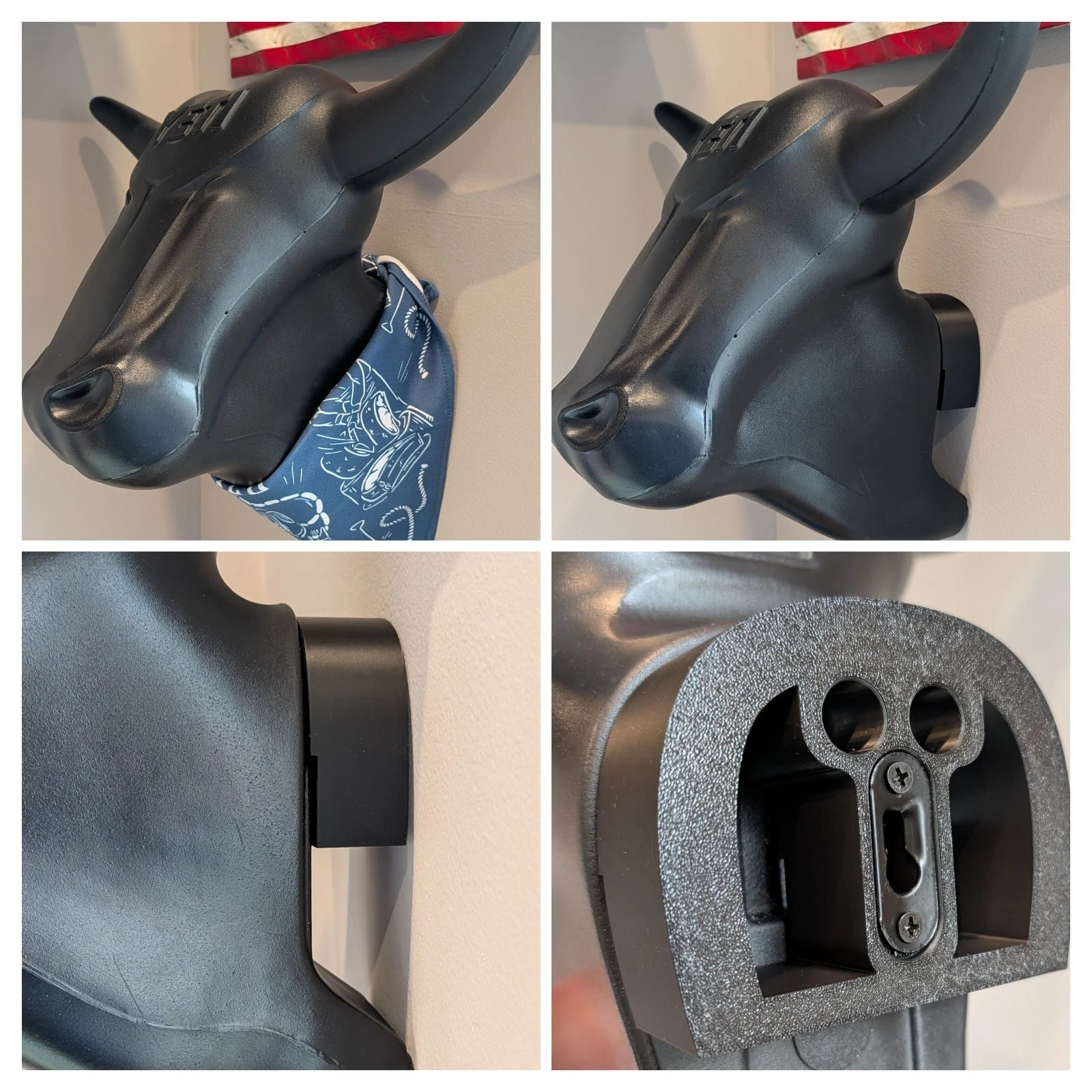 YETI Slick Horns Roping Dummy Wall Mount