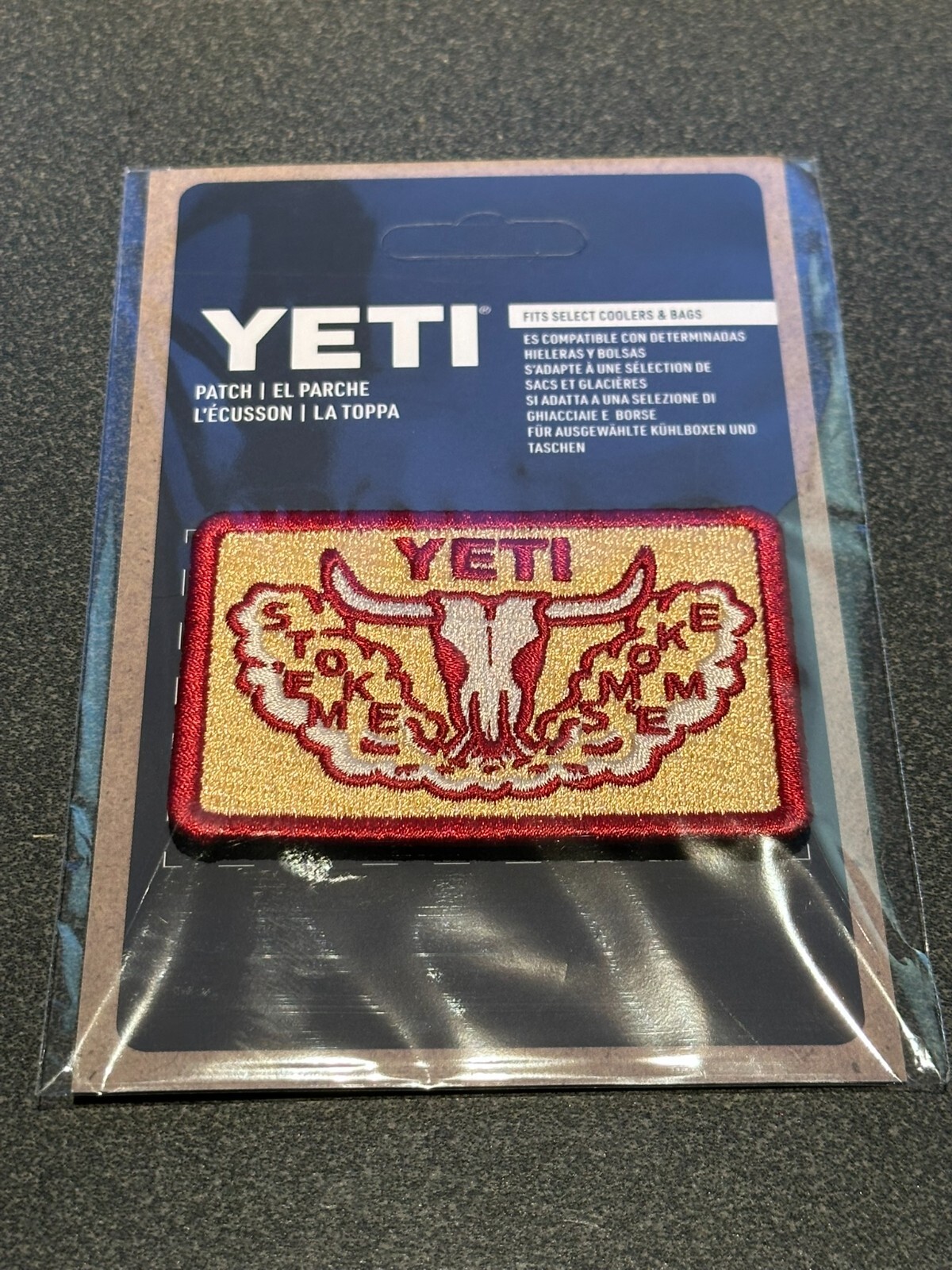 YETI Heritage Smoke Em BBQ Patch – Sold Out – Brand New – Ready to Ship