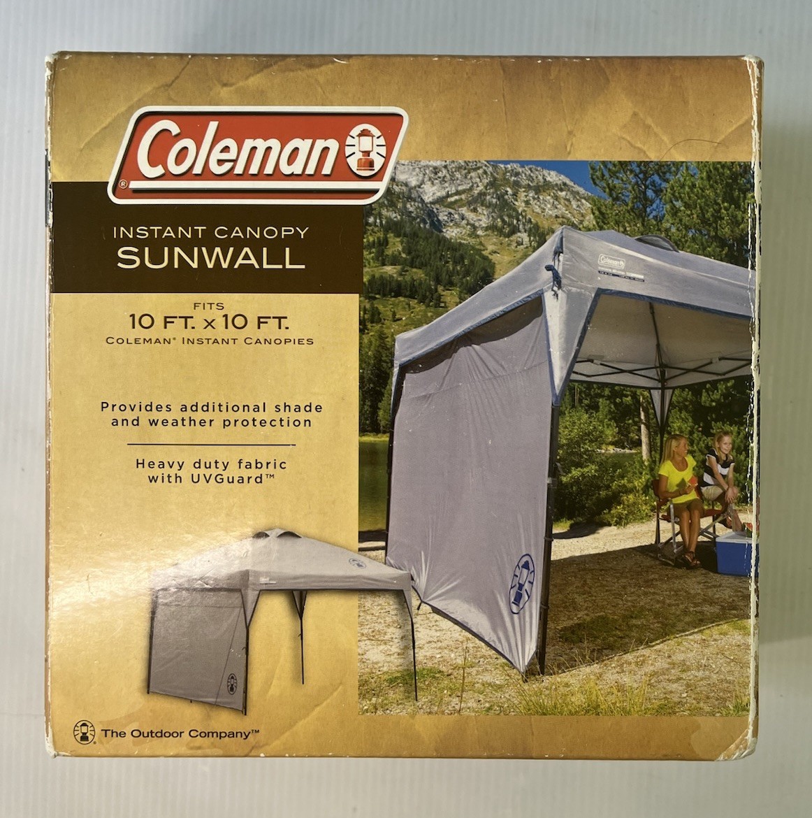 Coleman Instant Canopy Sunwall 10×10 Heavy Duty Fabric with UV Guard SALE!