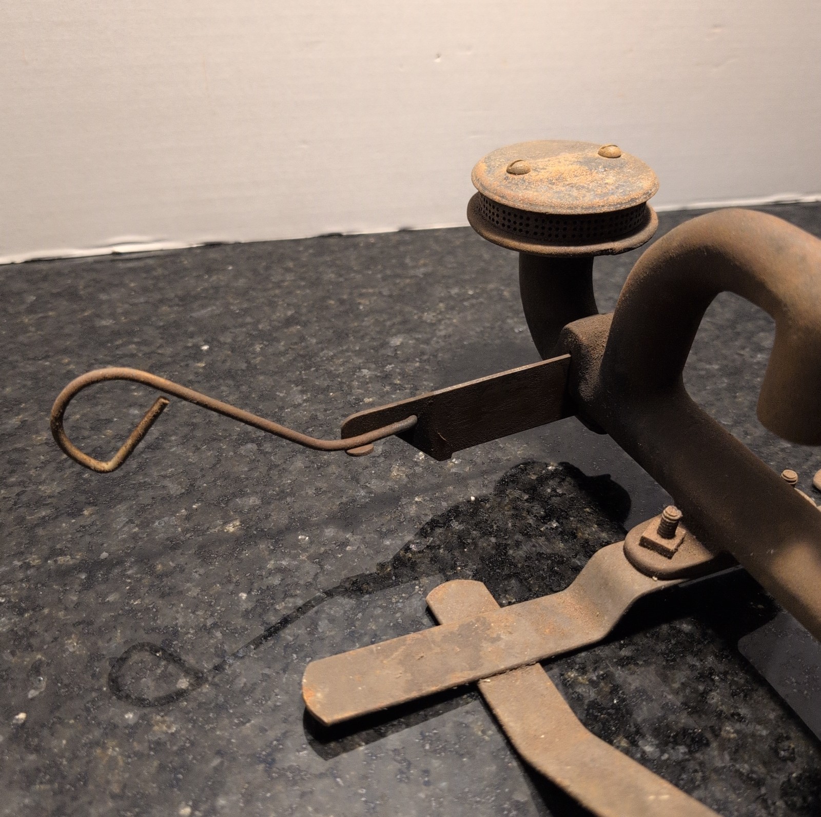 Prentiss Wabers Auto Cook Kit Model 8 B Cook Camp Stove 1920`S Brass Tank