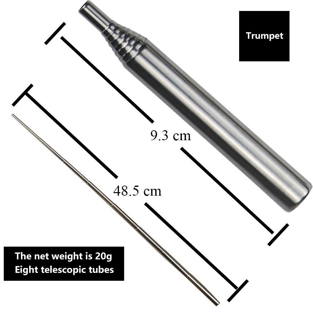 Practical Outdoor Pocket Bellow Collapsible Tool Blow Fire Tube Camping Survival