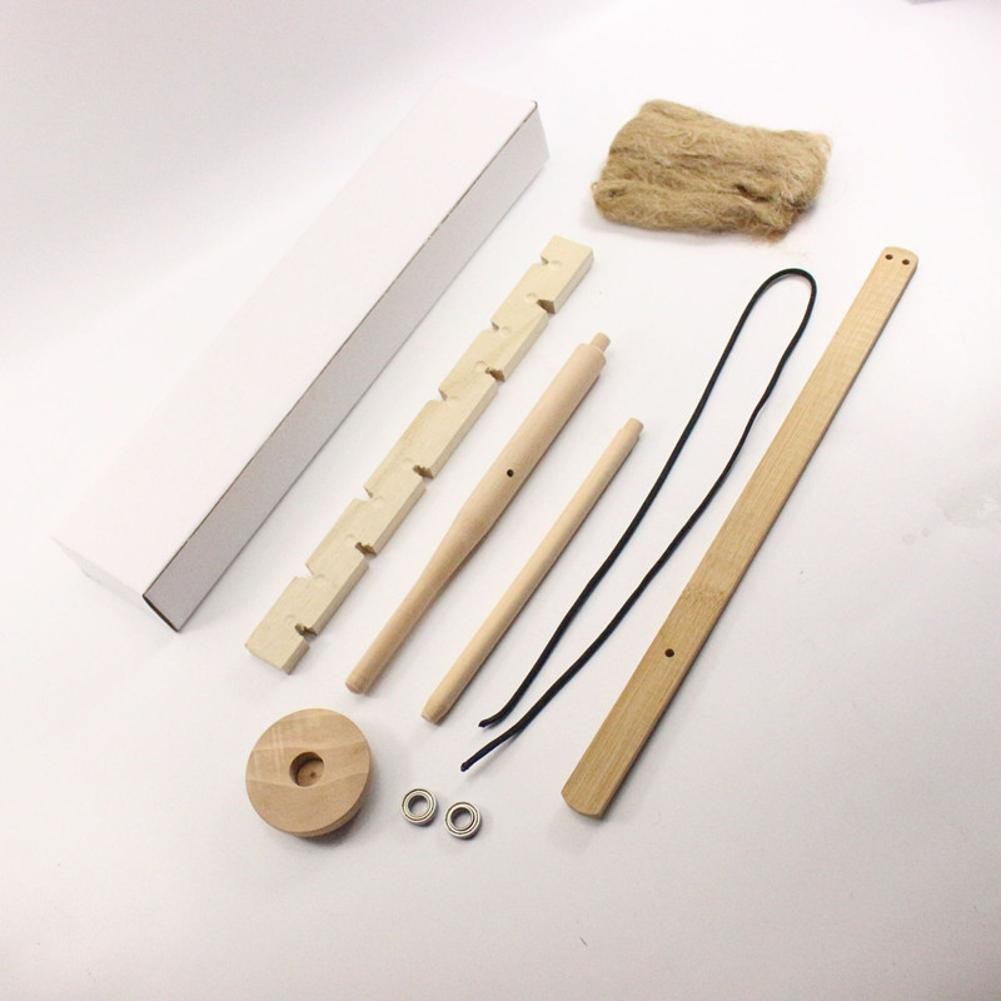 Outdoor Primitive Fire Starter Tool Wood Bow Drill Survival Friction Kit Study
