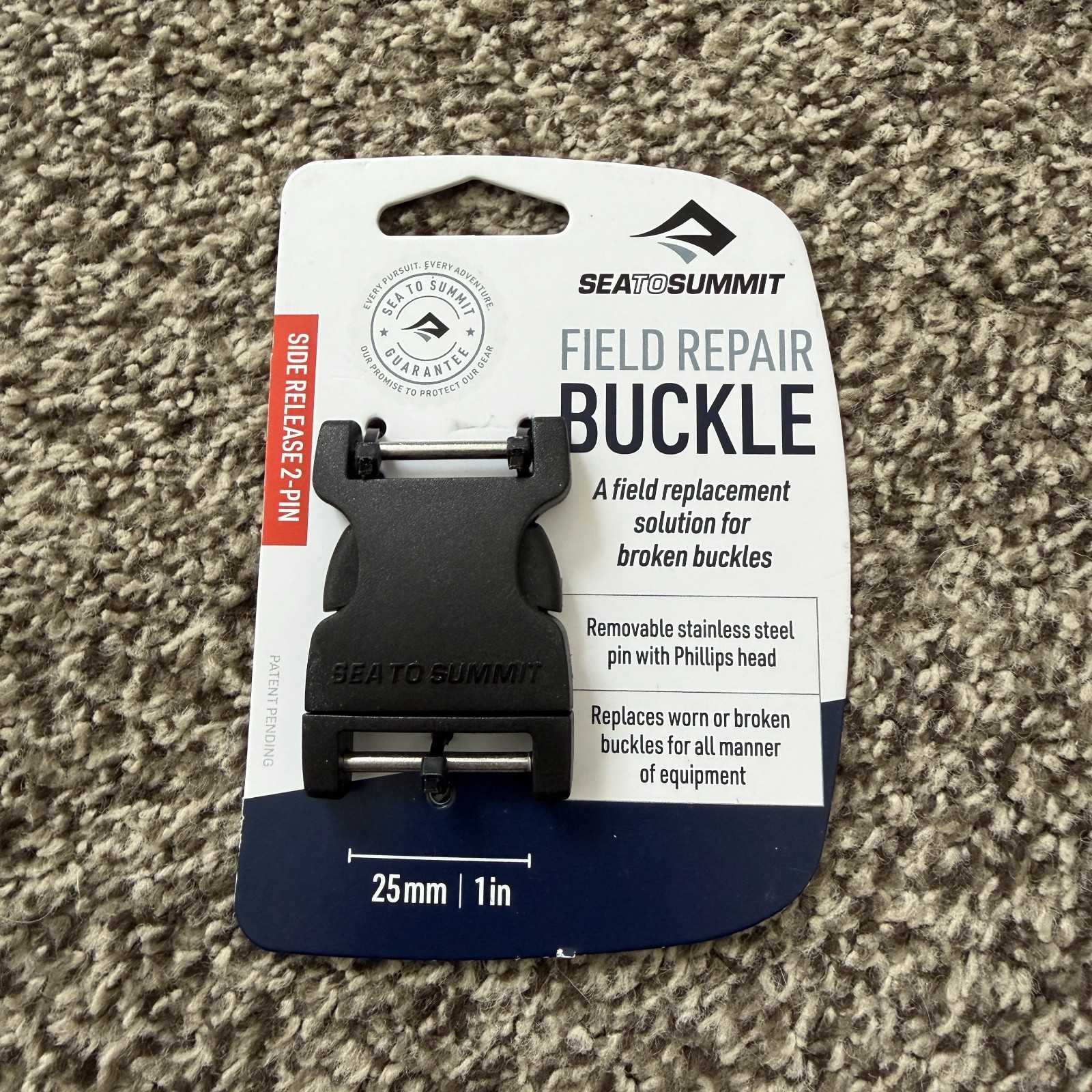 Sea To Summit Field Repair Buckle 25mm 1 inch – New with Tag