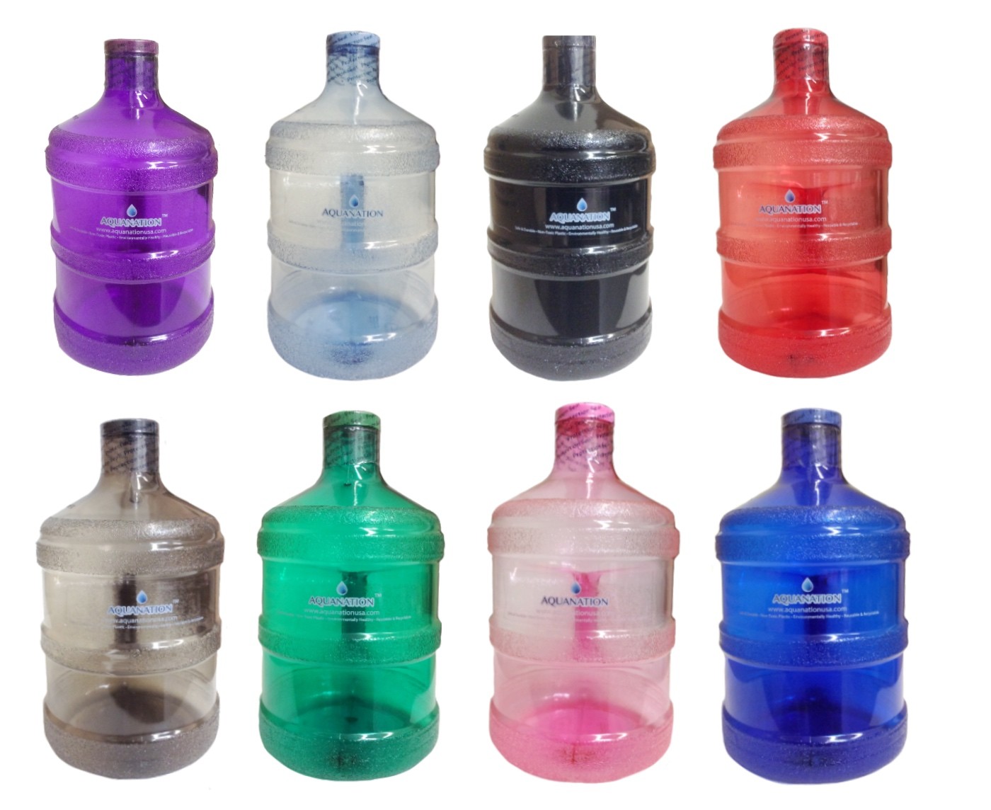 1 Gallon BPA FREE Reusable Plastic Drinking Water Bottle Jug Container Canteen