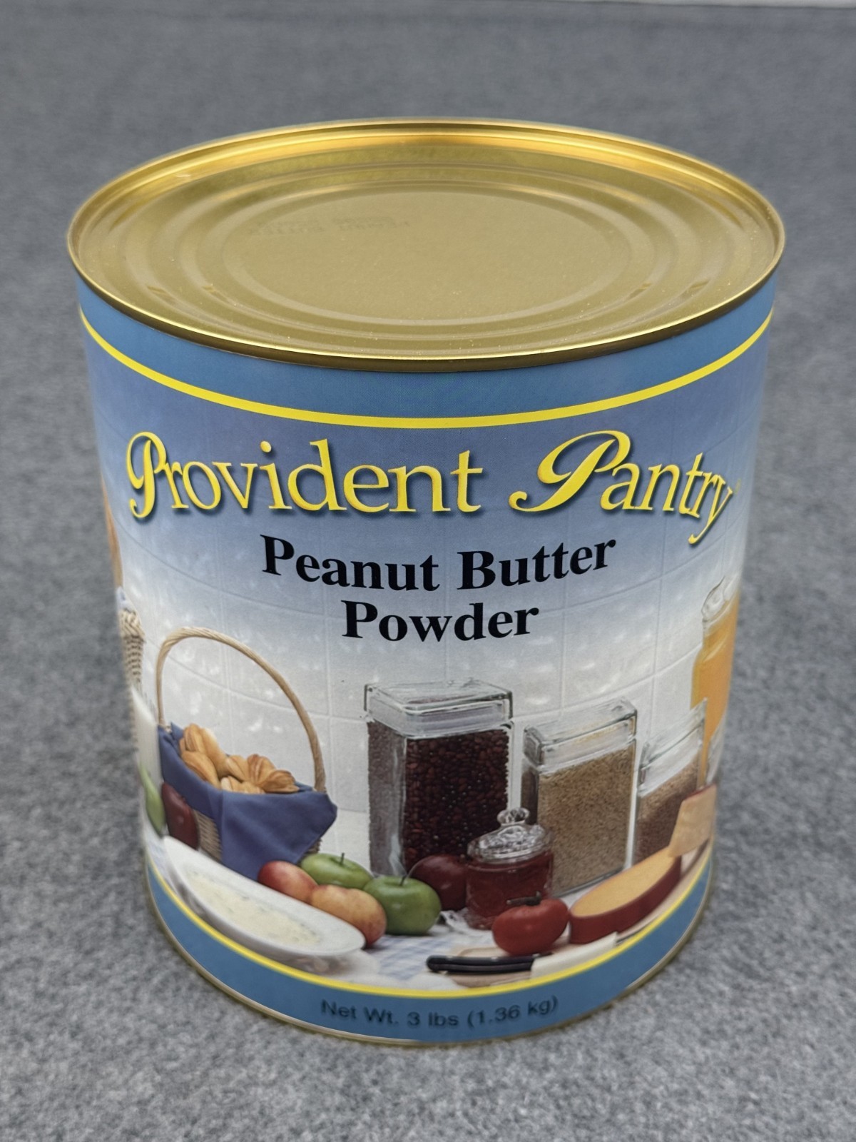 Provident Pantry Peanut Butter Powder 3 Lbs # 10 Can Emergency Survival Food