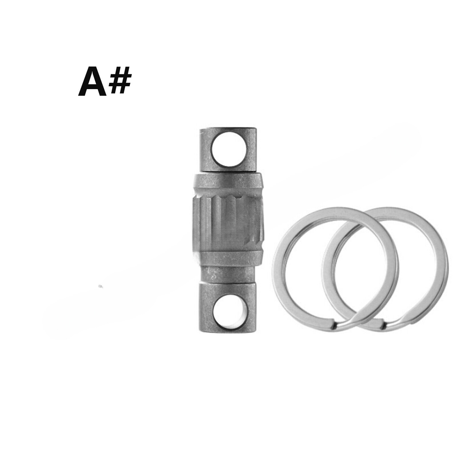 Titanium Quick Release Keychain Upgraded Detachable Key Ring Key Holder with 2