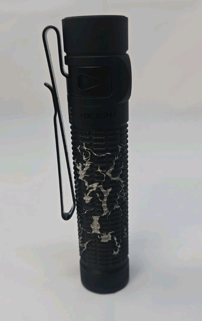 Olight Baton 4 Pro Matte Black CW Lightning Dual Switch Flashlight, 1600 Lumens