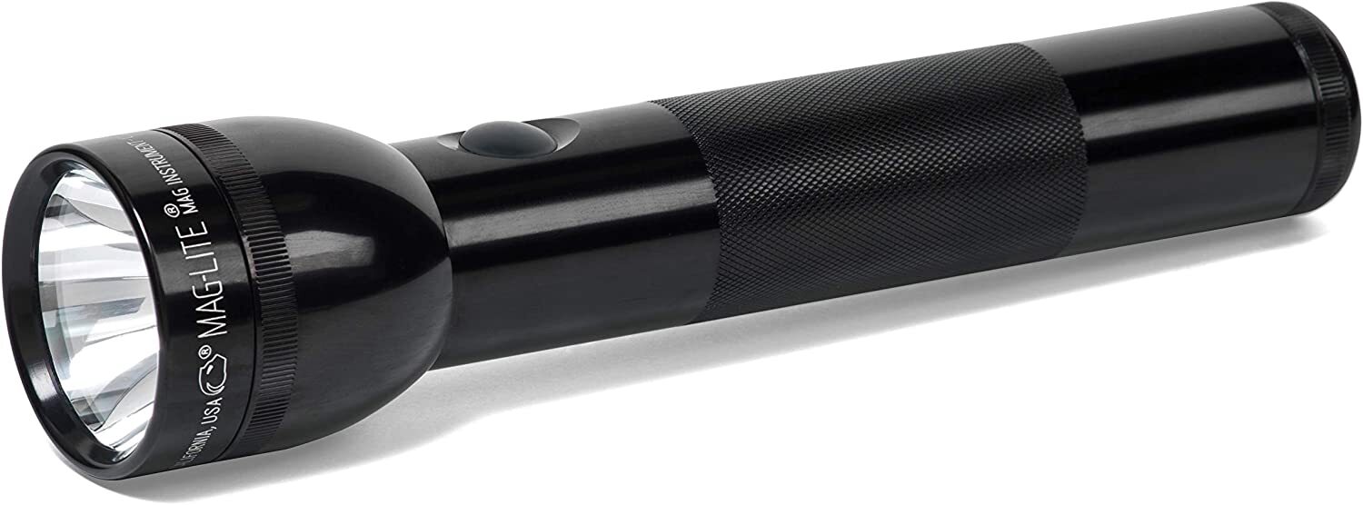 Maglite Heavy-Duty Incandescent 2-Cell D Flashlight, Standard Package