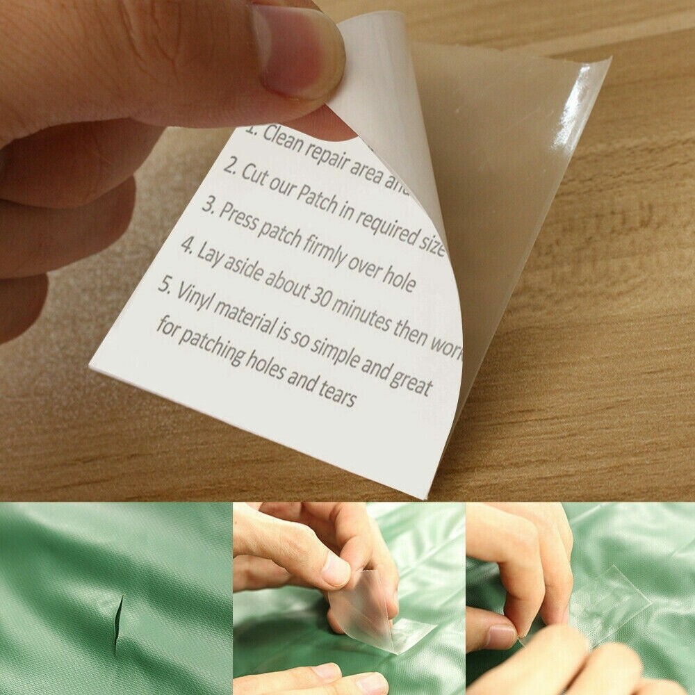 Clear Adhesive Repair Tape Patch Kit,Gazebo,Tent, Canopy, Awning, Marquee USA