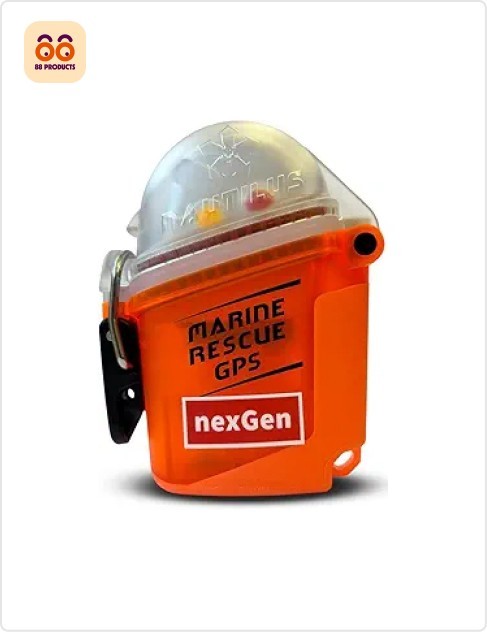 Marine GPS Rescue Locator – Orange Waterproof Safety Beacon for Boating