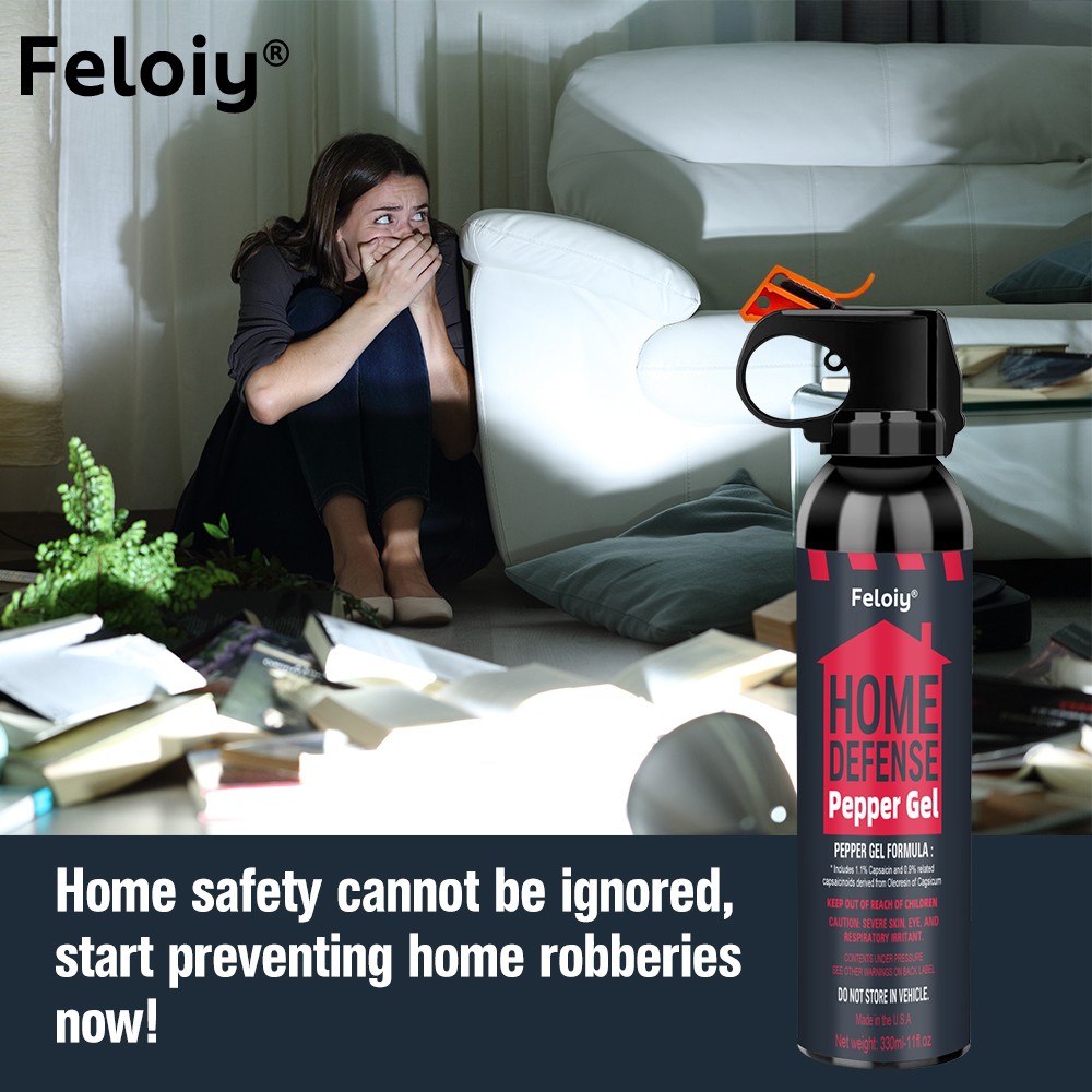 Feloiy Bear Spray Repellent 11oz Personal Defense Protection w/ Spray bag