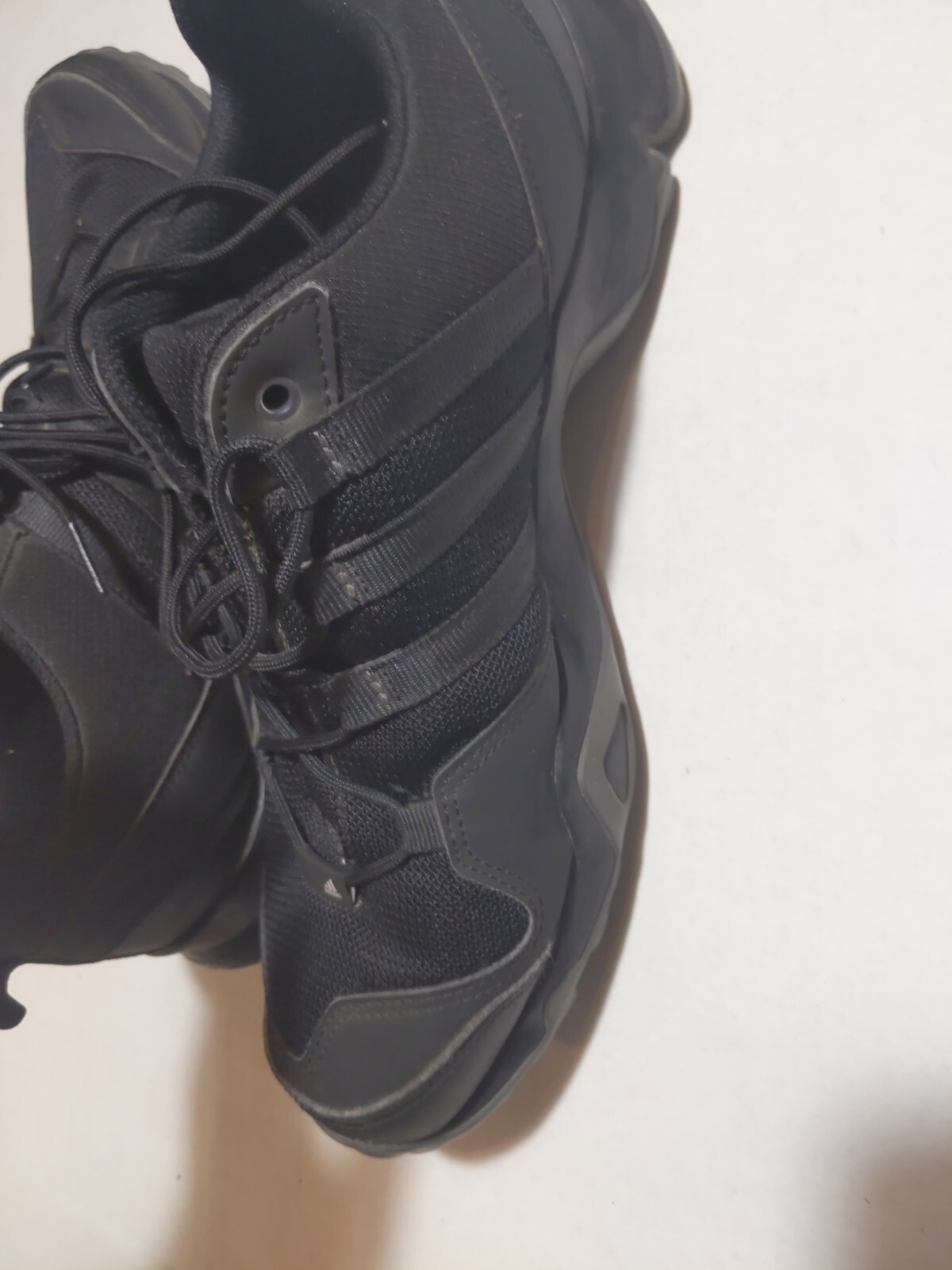Adidas Men’s 10 CM7725 Outdoor Terrex AX2R Black Lace-Up Hiking Sneaker Shoes