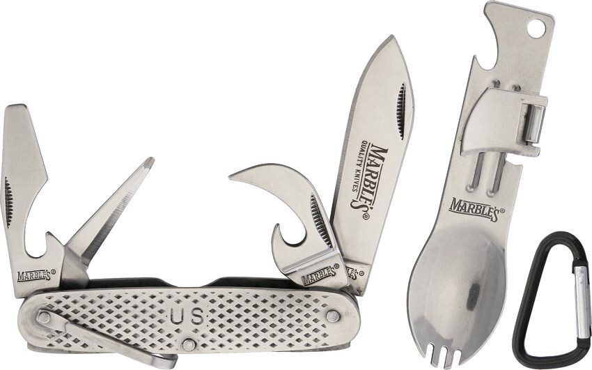 Marbles Camp Combo G.I. Utility Knife With Camper’s Friend Multitool Stainless